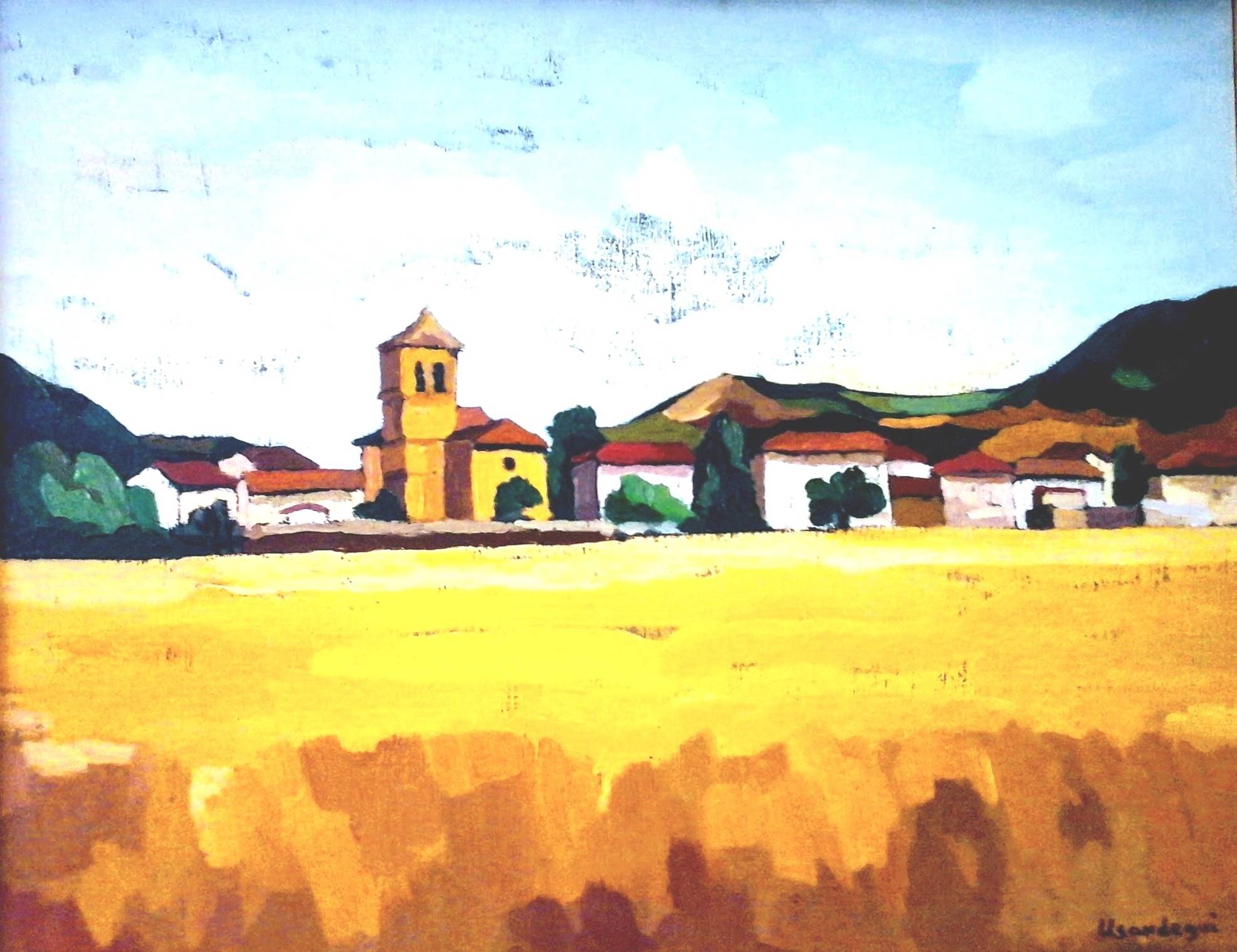 Pueblo rural. 