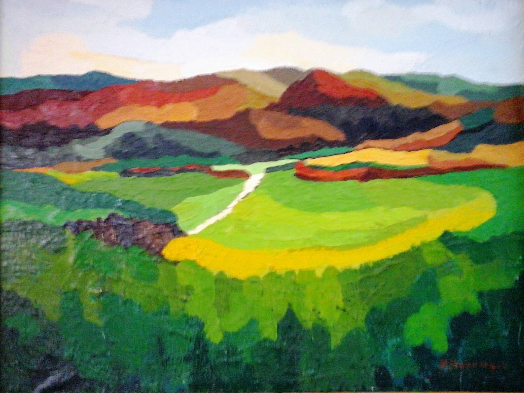 Trigos en primavera. 