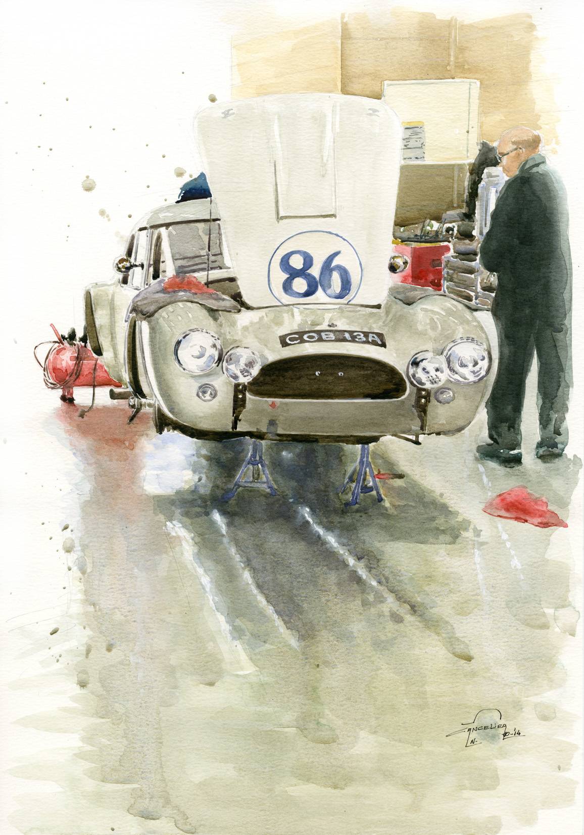 Ac Cobra au garage…. 