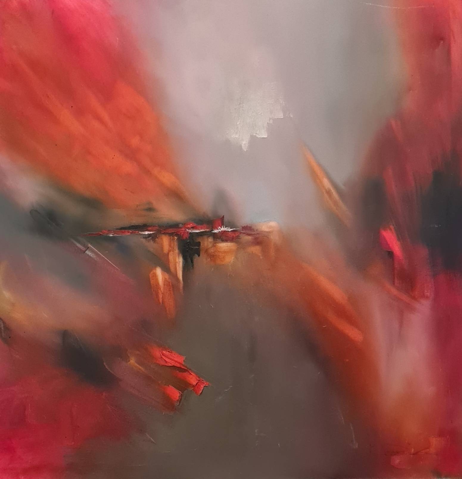 Tout de rouge vêtue. 