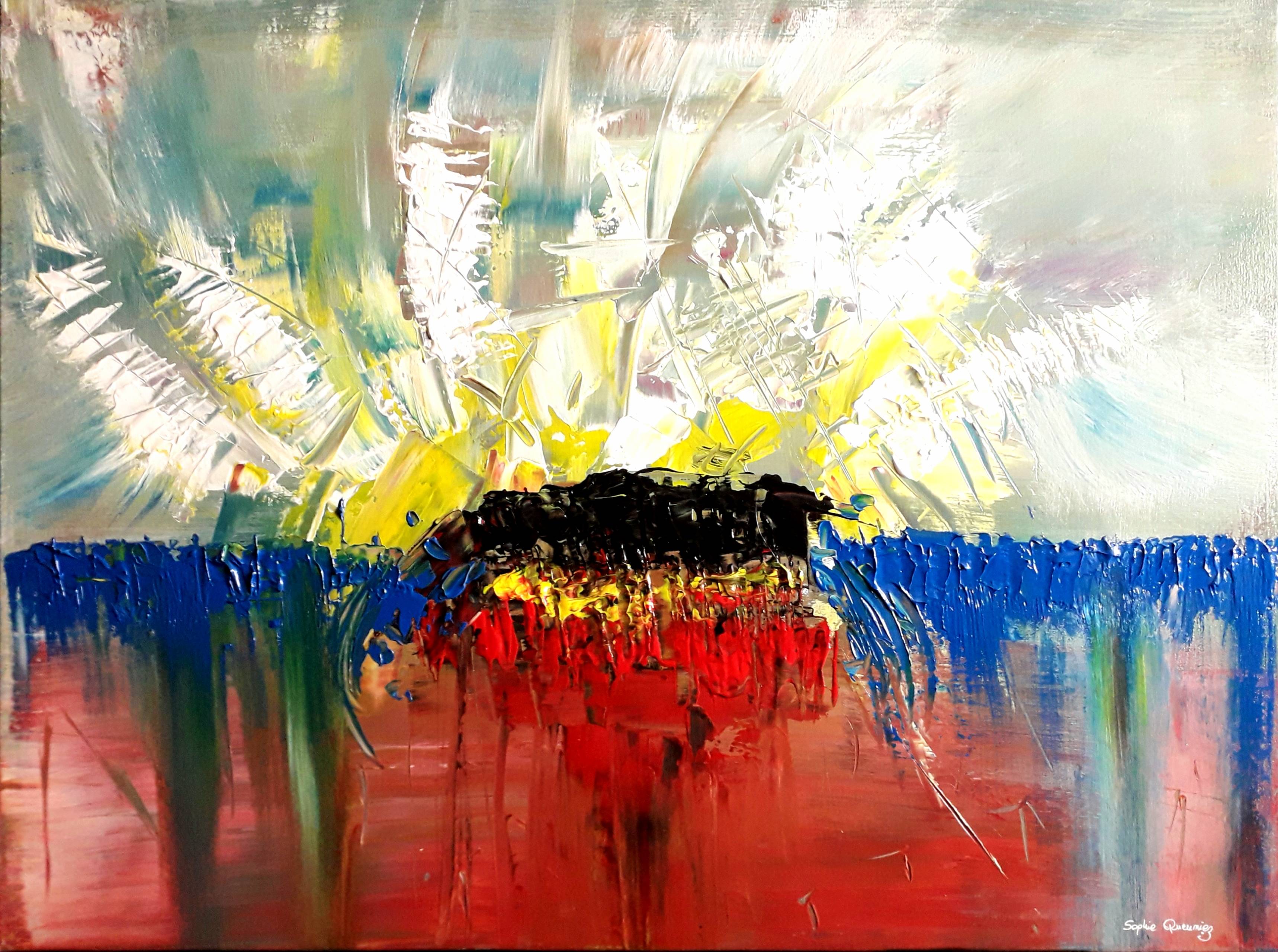 Sunset. Sophie Queuniez, Artiste Peintre Professionnelle Cotée Akoun Art_By_Sophie_Queuniez