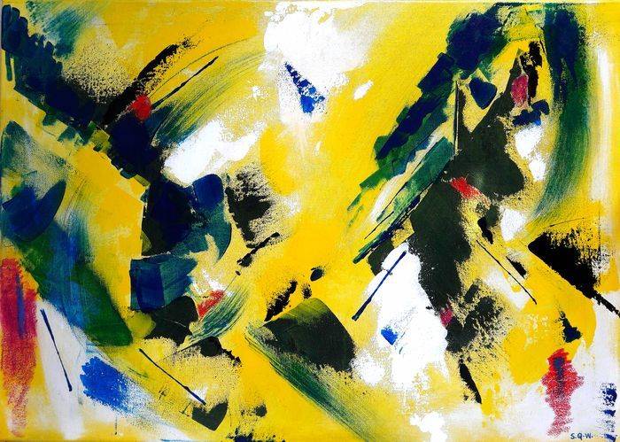 Summertime. Sophie Queuniez, Artiste Peintre Professionnelle Cotée Akoun Art_By_Sophie_Queuniez