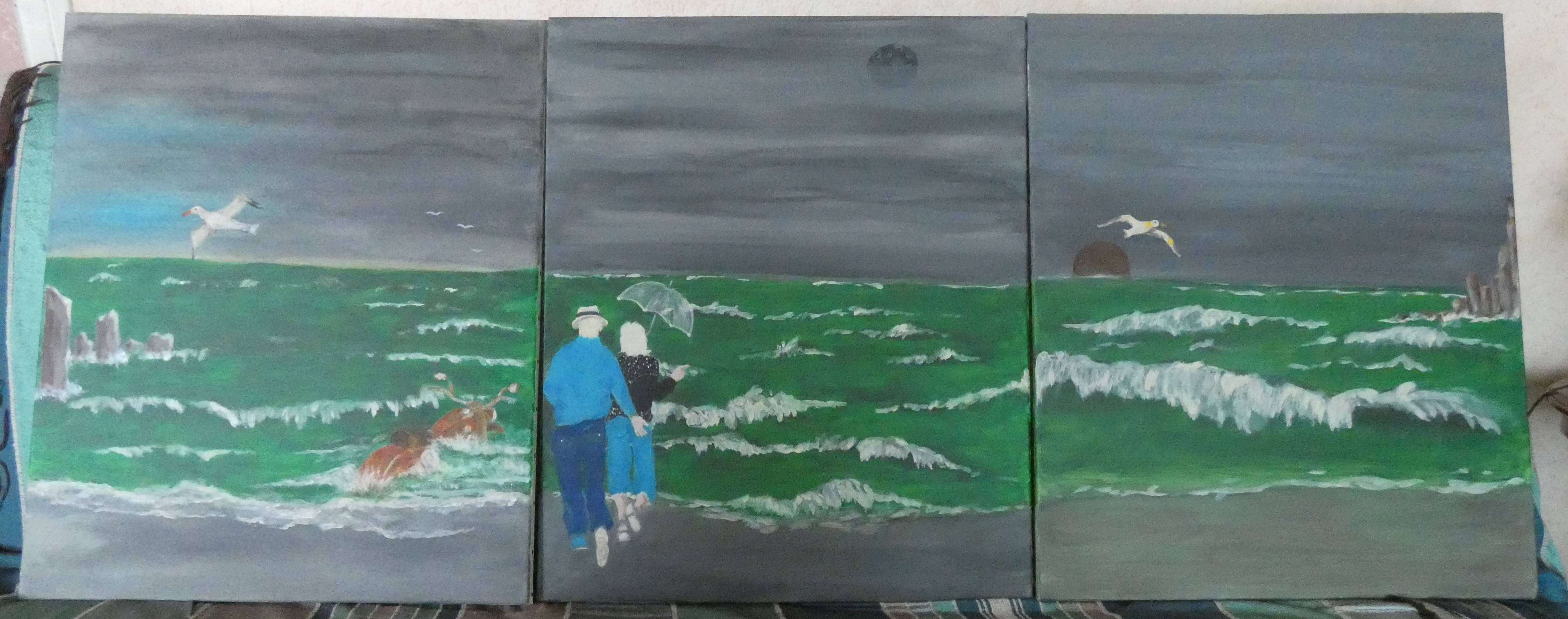 Albamouette et la fille du bord de mer à la Harley noyée…. Laurent Laurent Proust