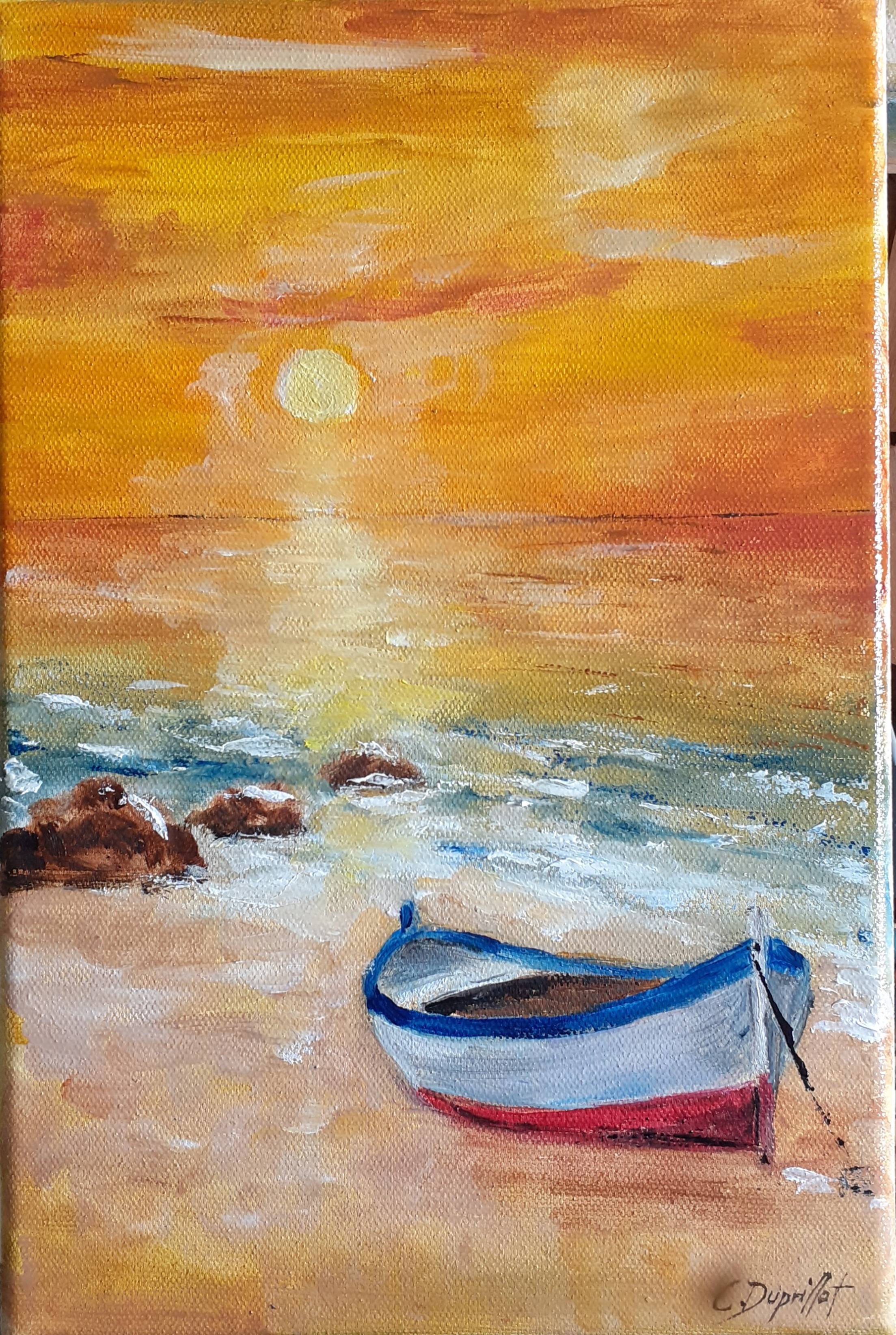 Le jour se lève. 