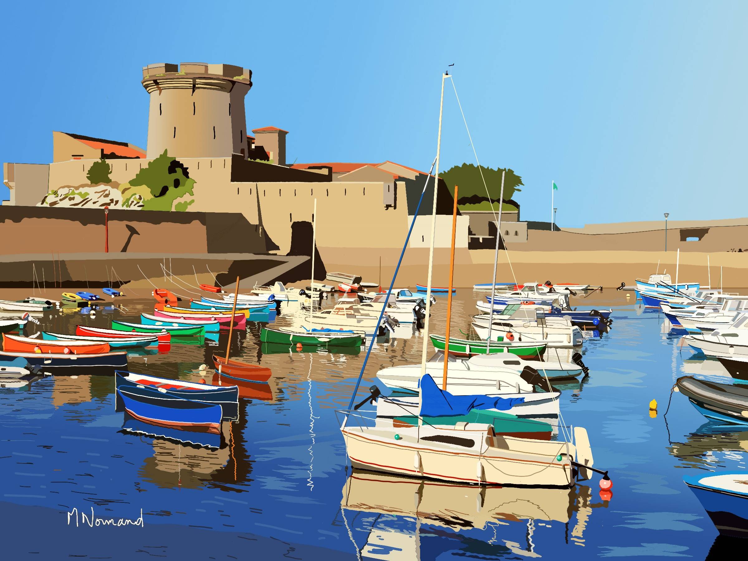2021-05-10 Fort de Socoa-port de Ciboure. 
