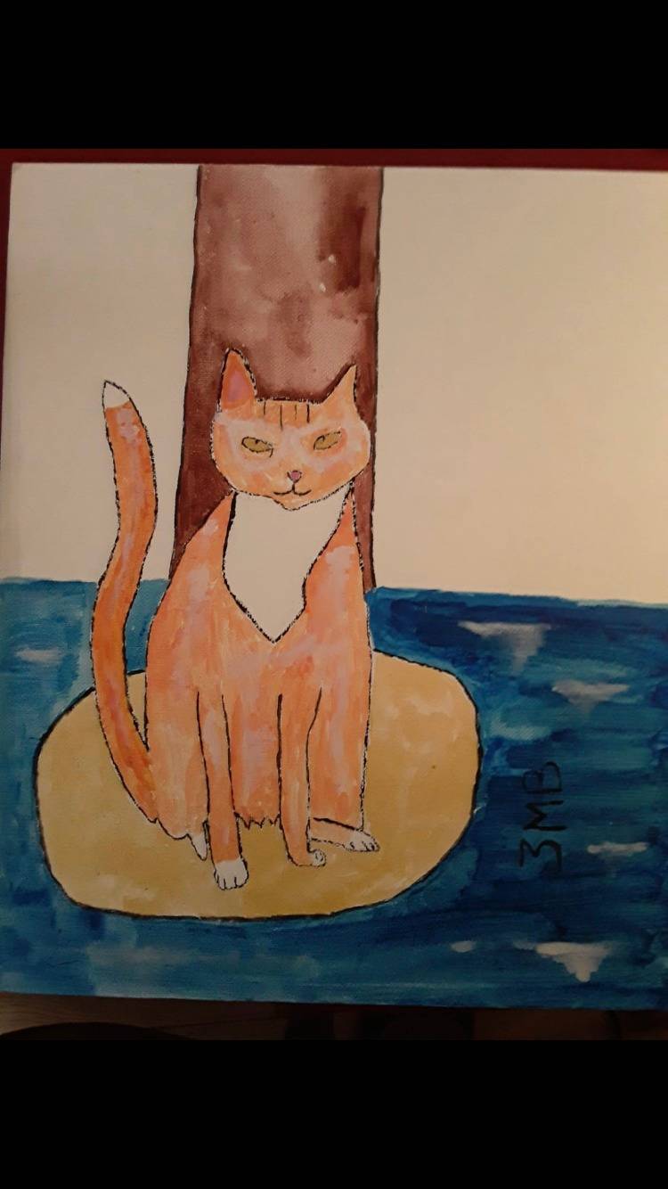 Chat futé naviguant. Marguerite Bursa