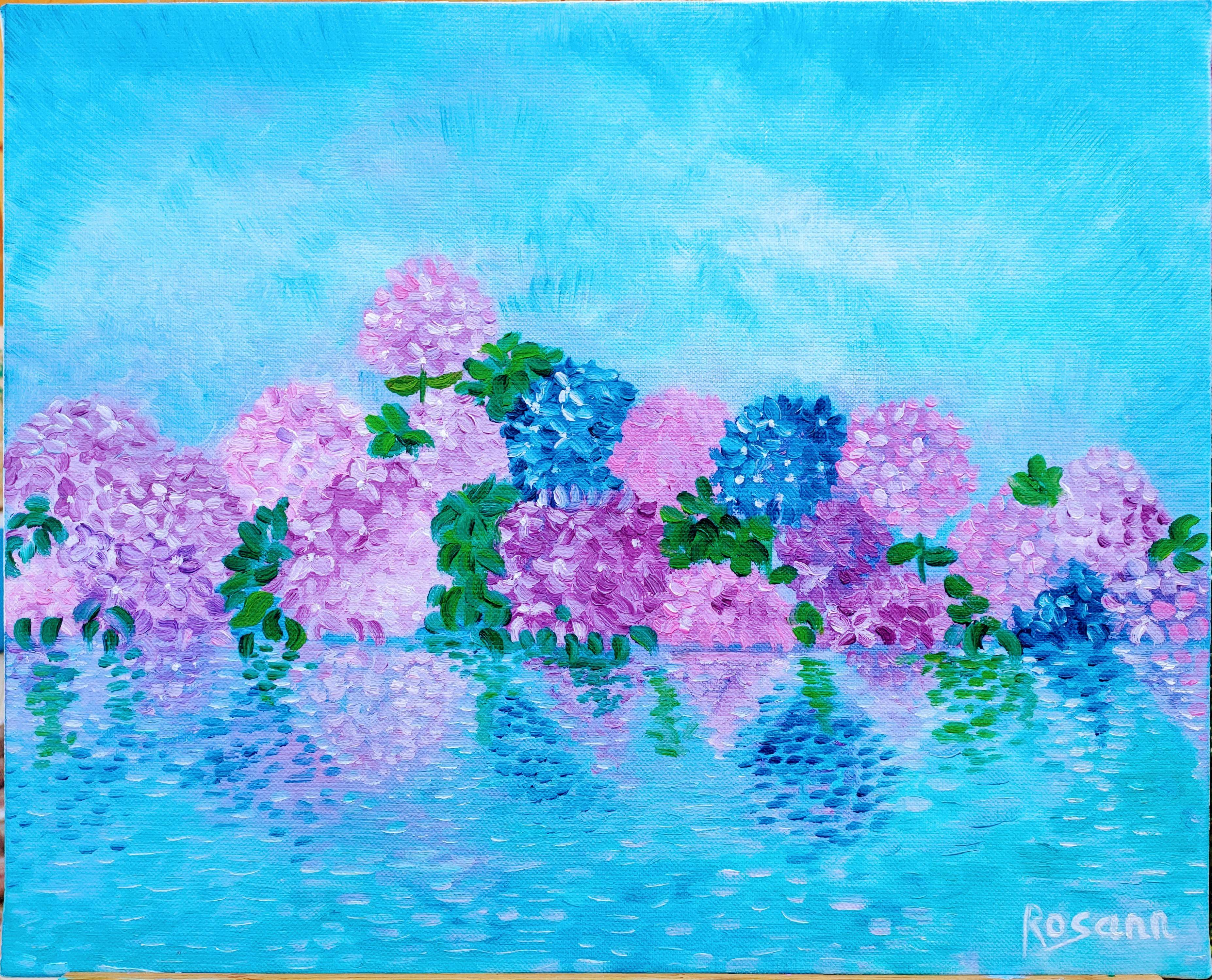 «Reflets d'hortensias». 