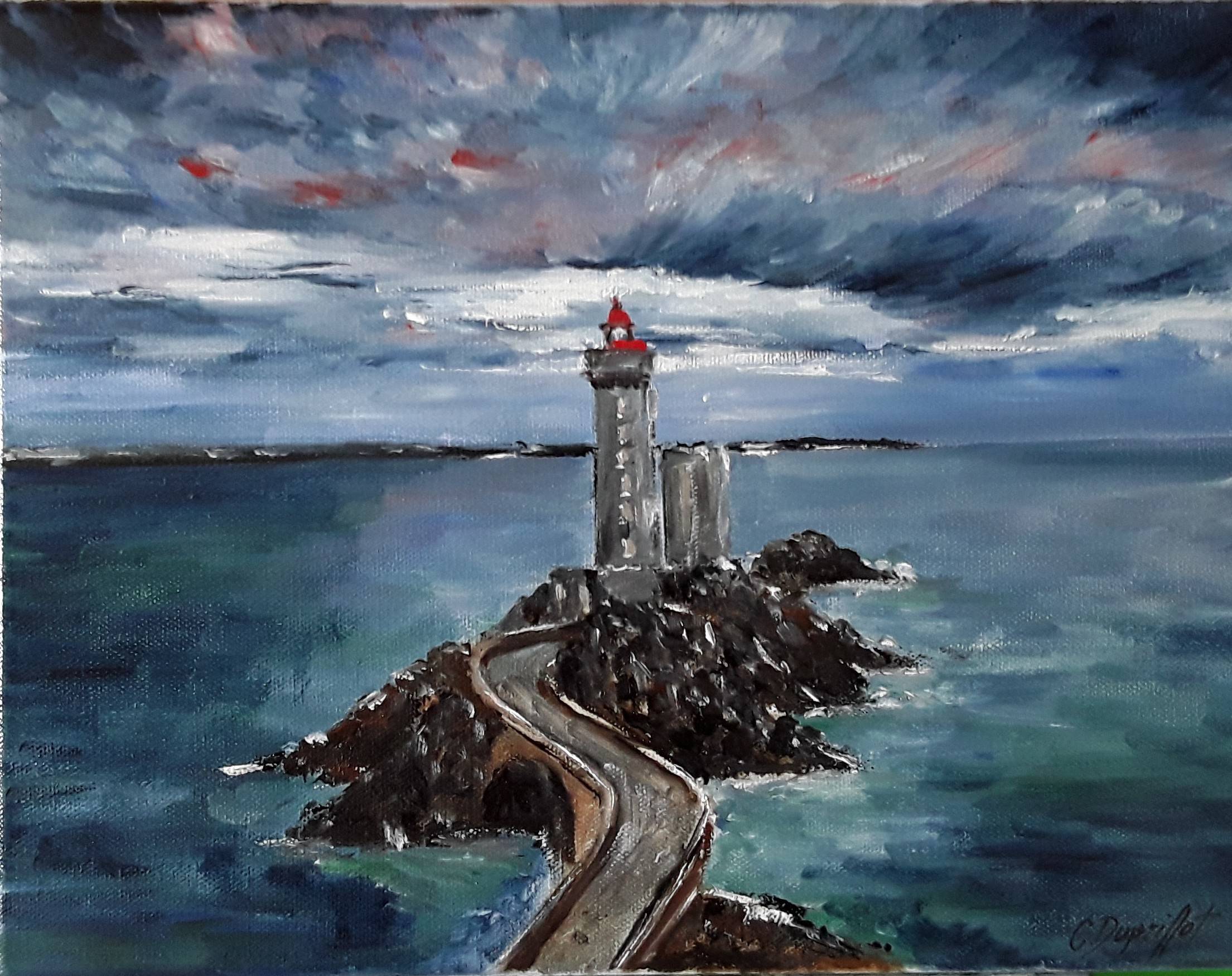 Le phare du Petit Minou à Plouzanė. 