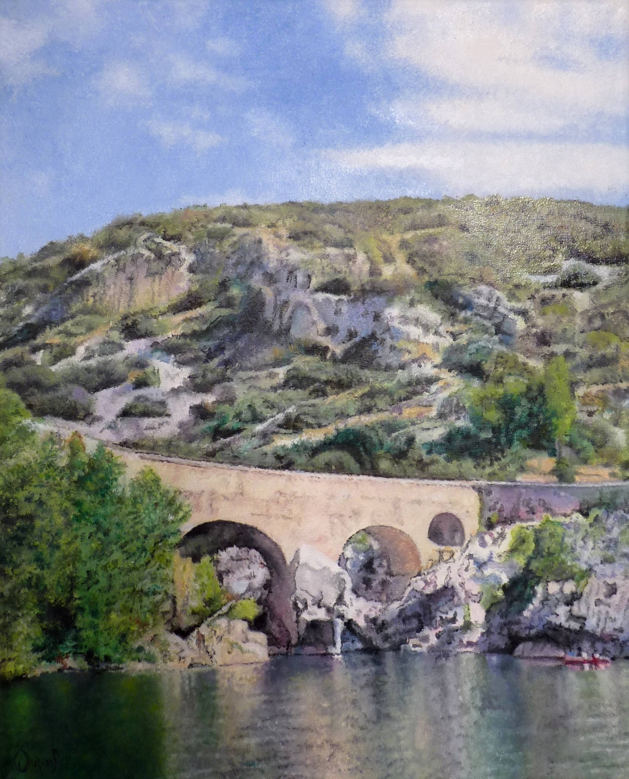 Le Pont du Diable à St-Guilhem-le-Désert dans l'Hérault. 
