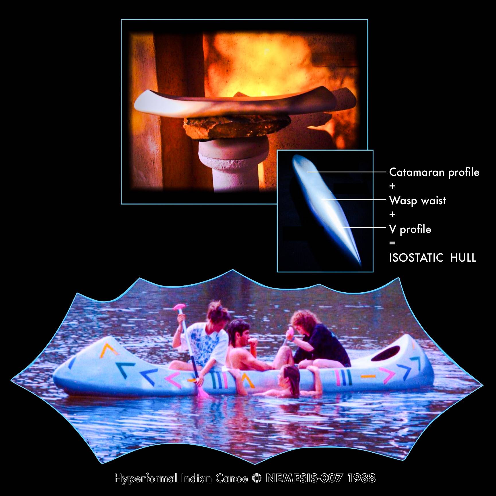 Hyperformal Indian Canoe Akeloos. 