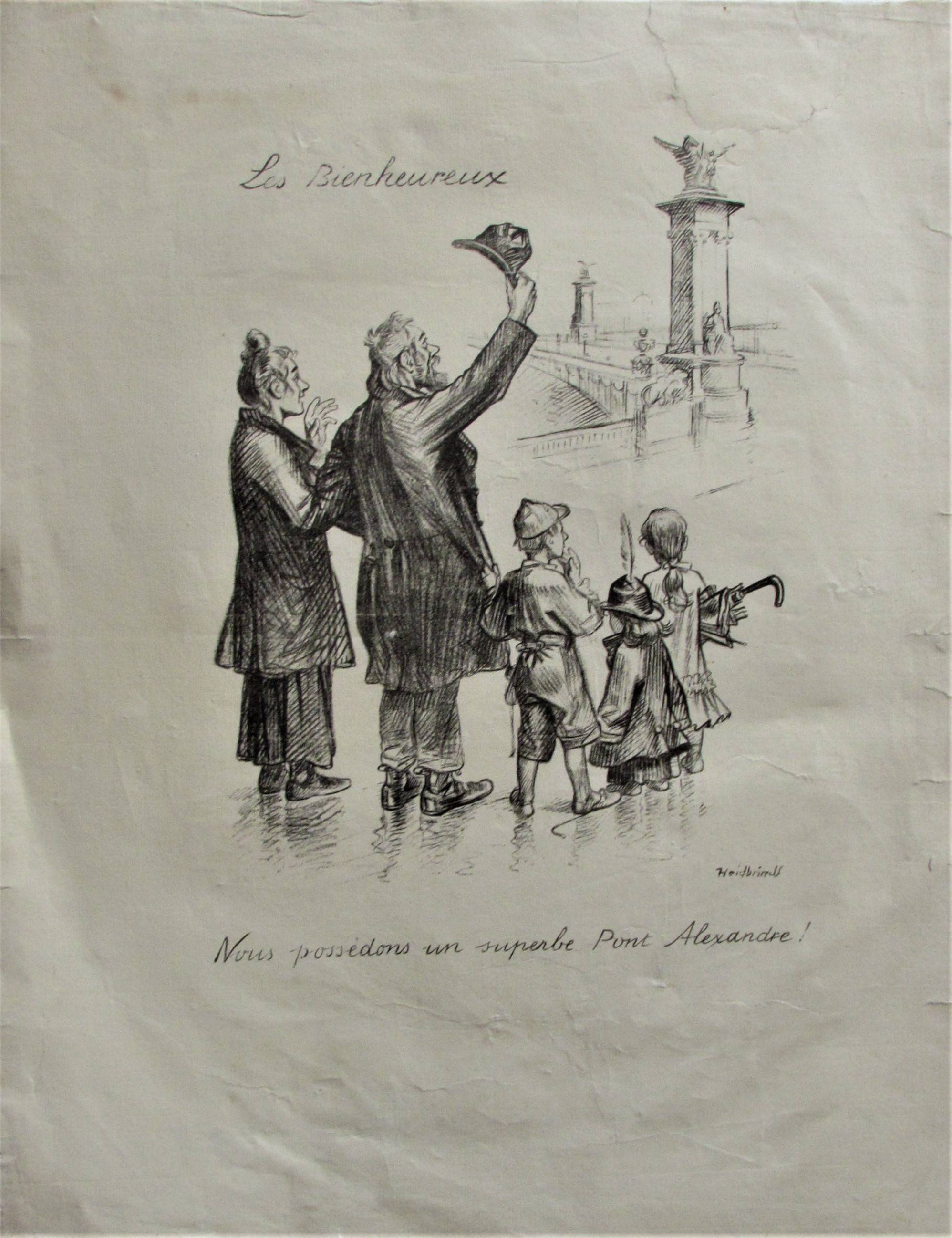 Les Bienheureux (Nous possédons un superbe Pont Alexandre), par O. Heidbrinck. Historien d'art, Archéologue; Chercheur Free-Lance (Er)