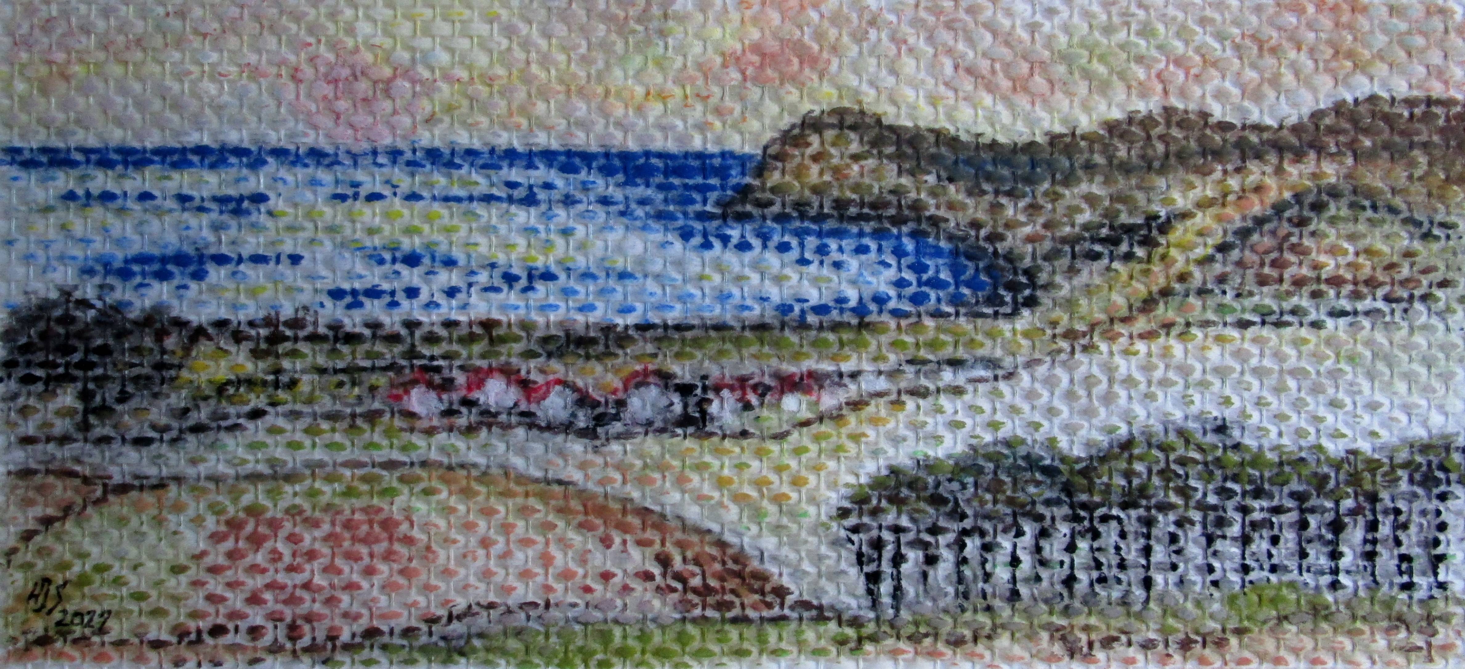 Landschaft bei Groß Zicker. 