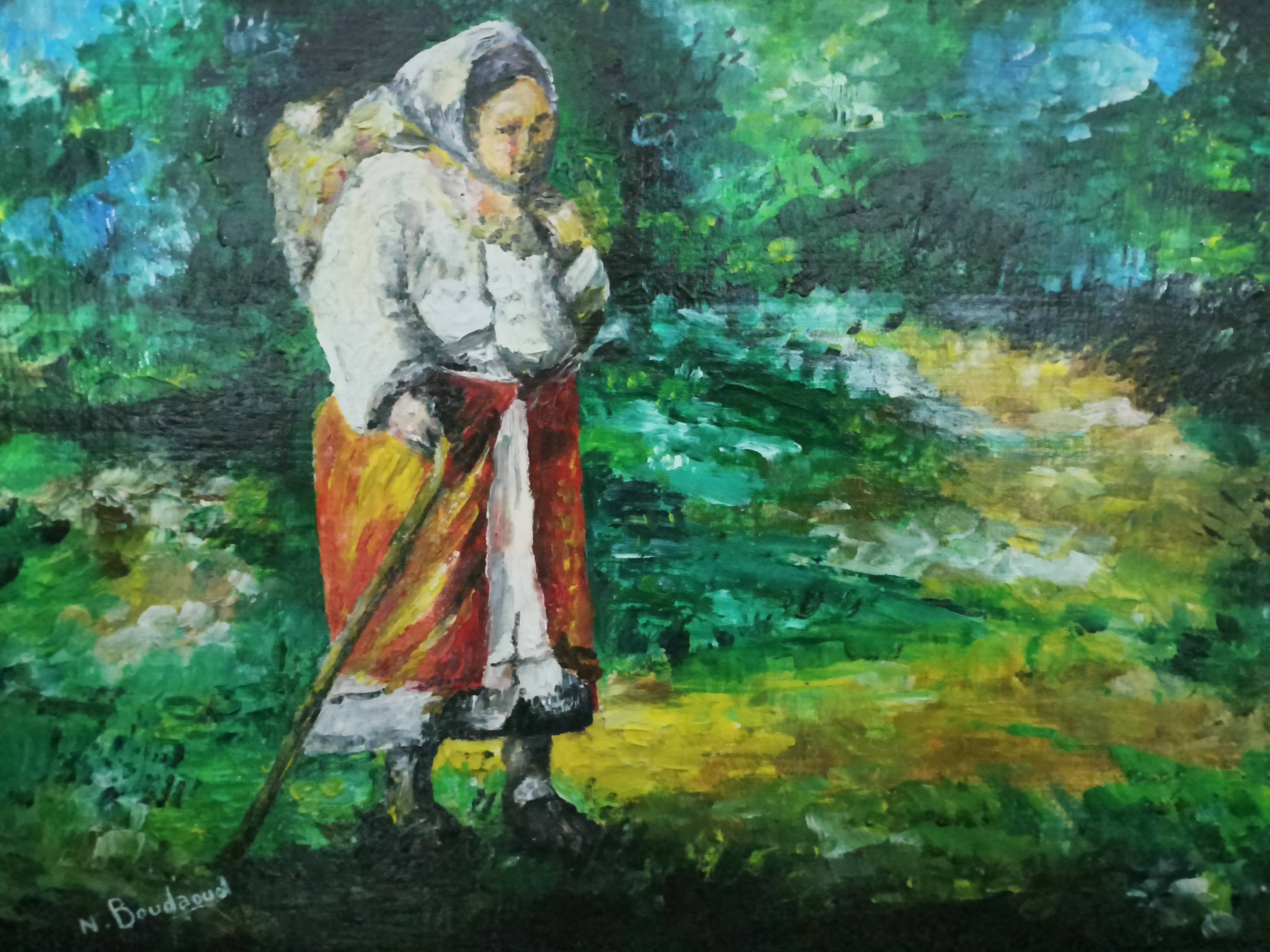 Femme kabyle. Noureddine Boudaoud