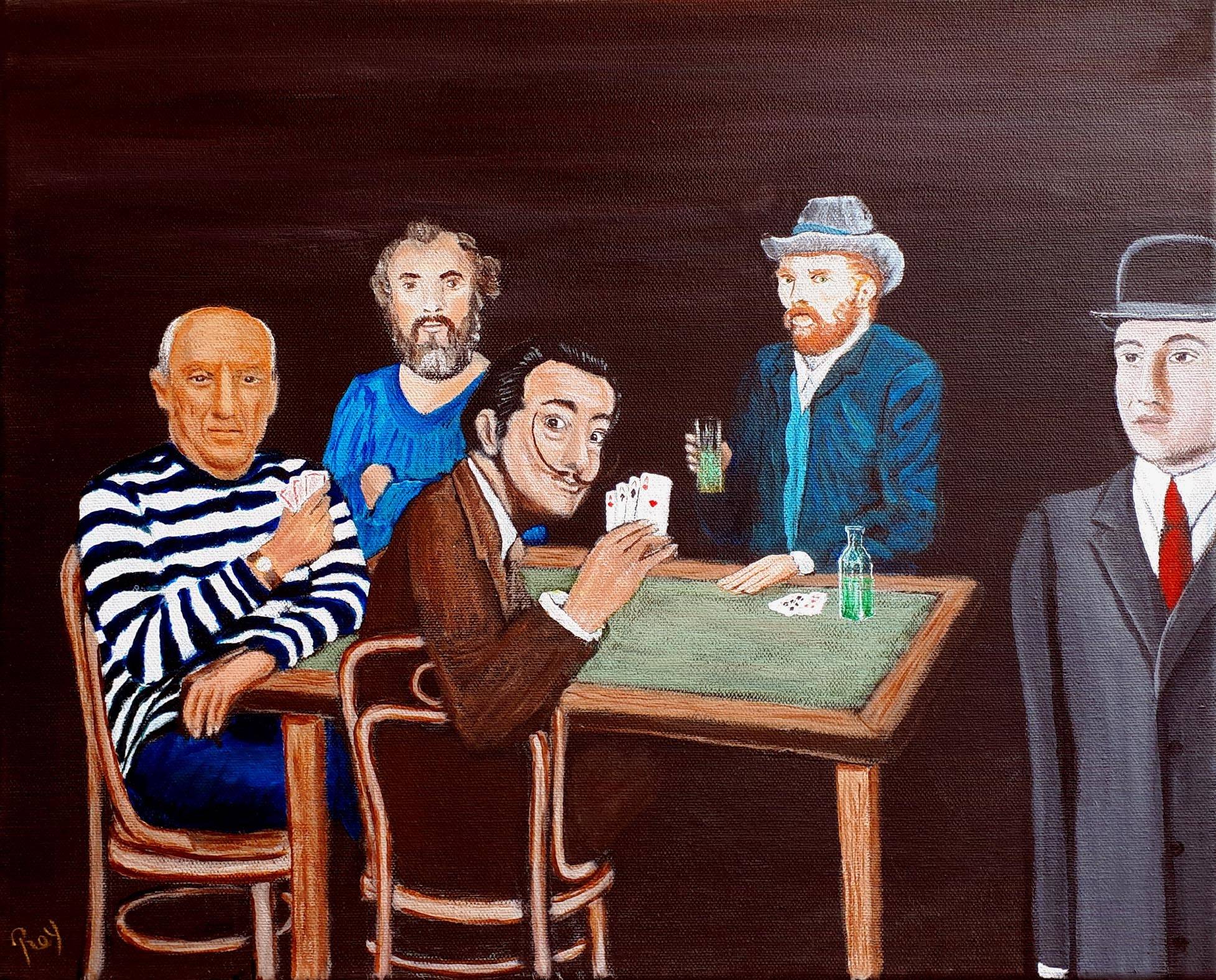La partie de cartes des Génies. 
