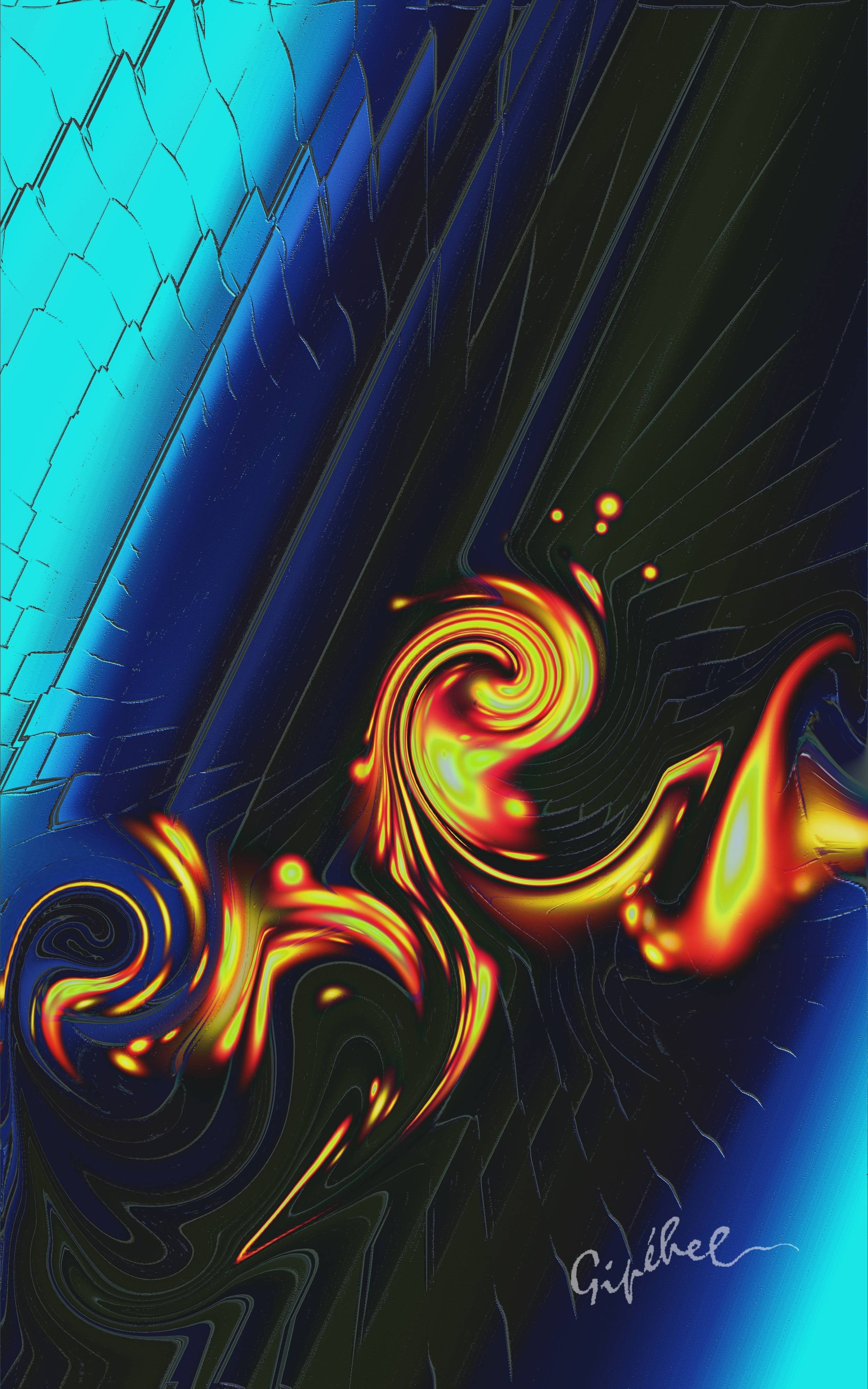 Gerbe de feu. Jean- Paul Lecoeuvre Gipéhel