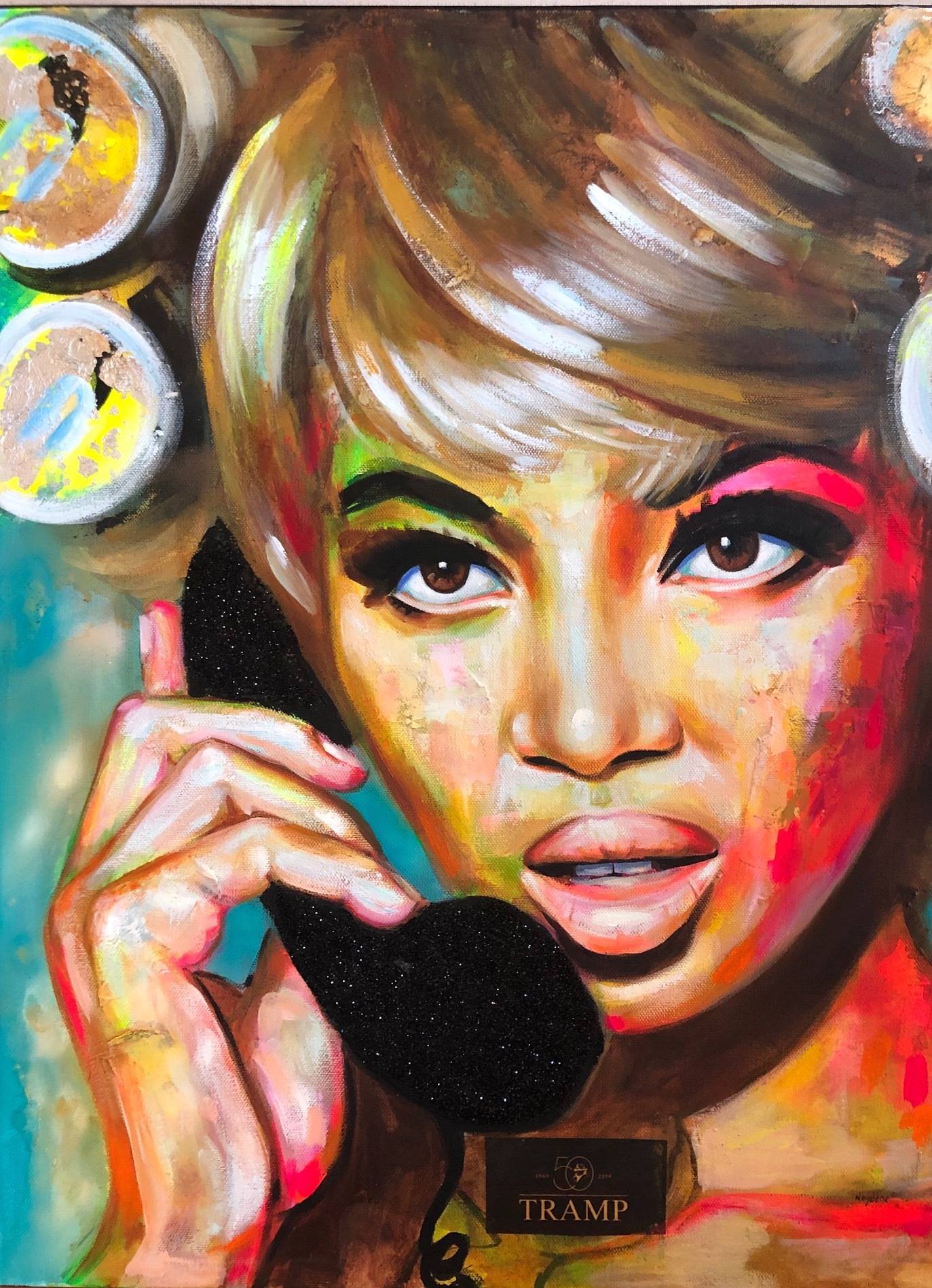 Naomi Campbell by Naydene Gonnella. Naydene Gonnella Art At The Ridge (Antigua & Barbuda)