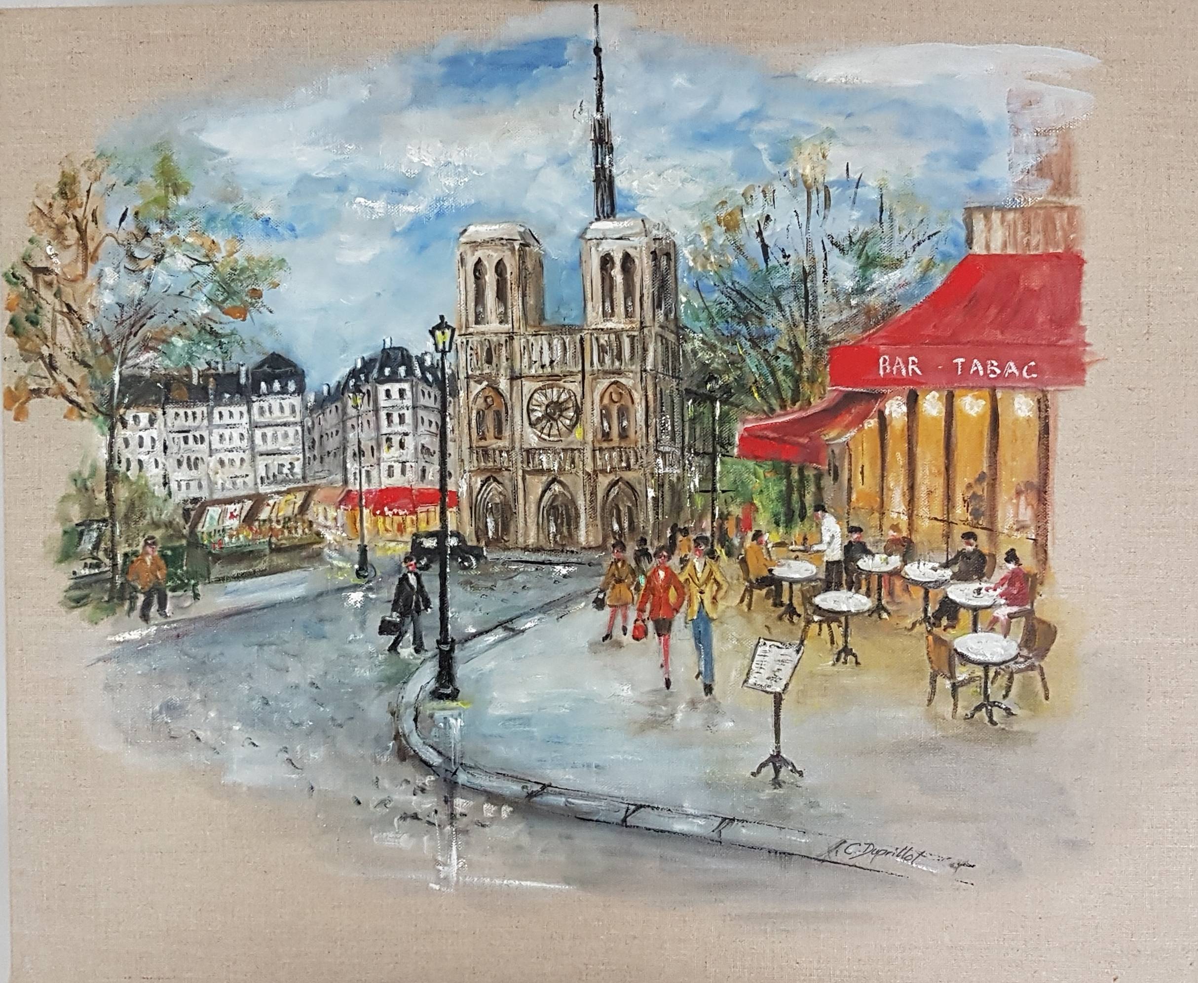 La flèche de Notre Dame. 