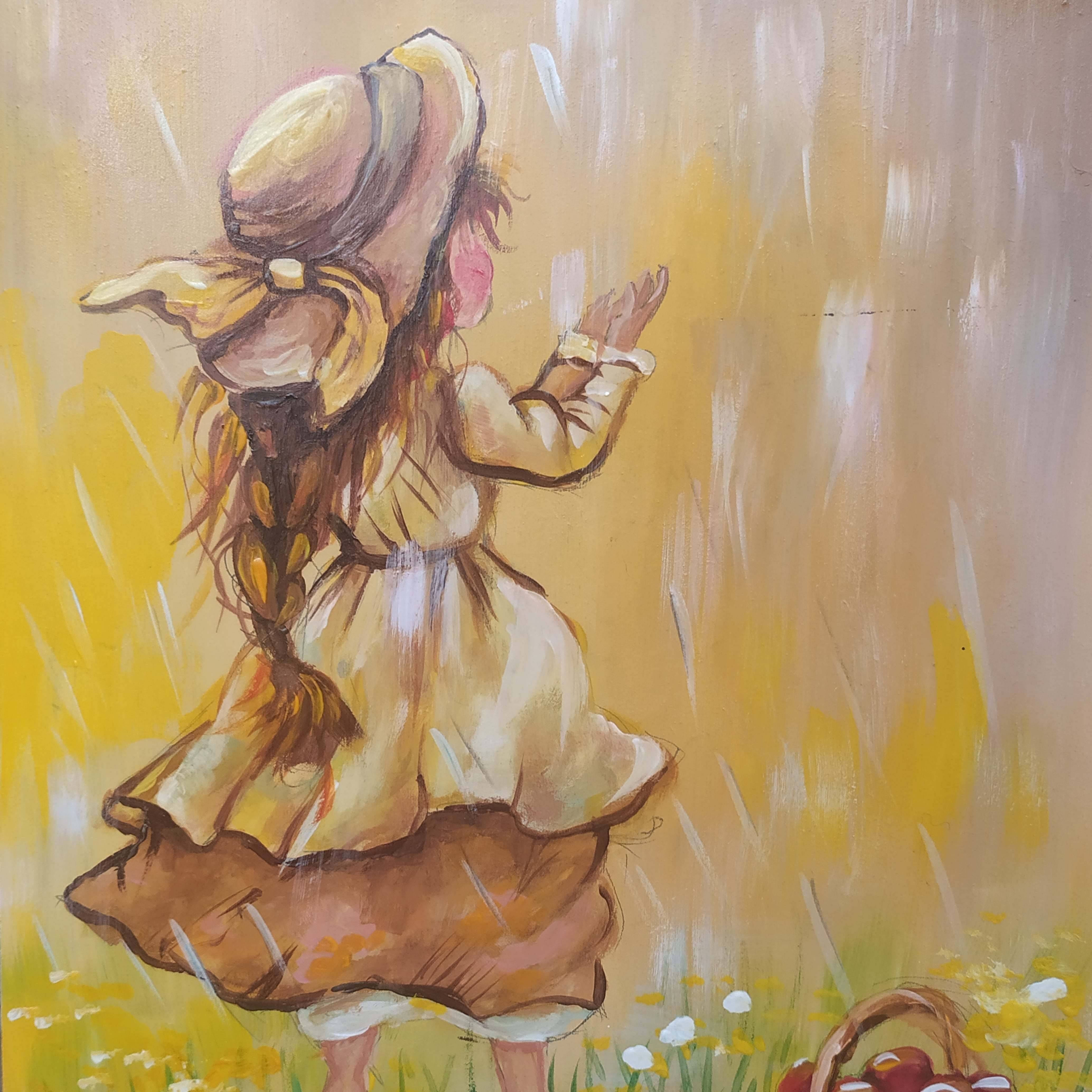 The girl in a rain. Mari Kverckhishvili Shazina Mikheidze