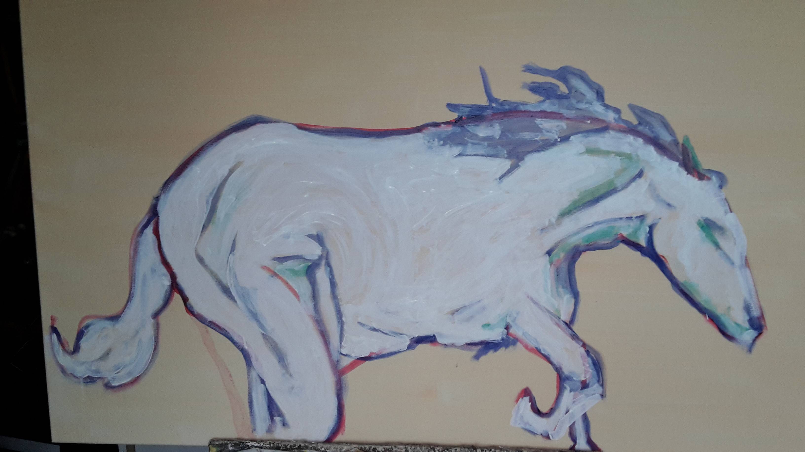 Le cheval blanc. 