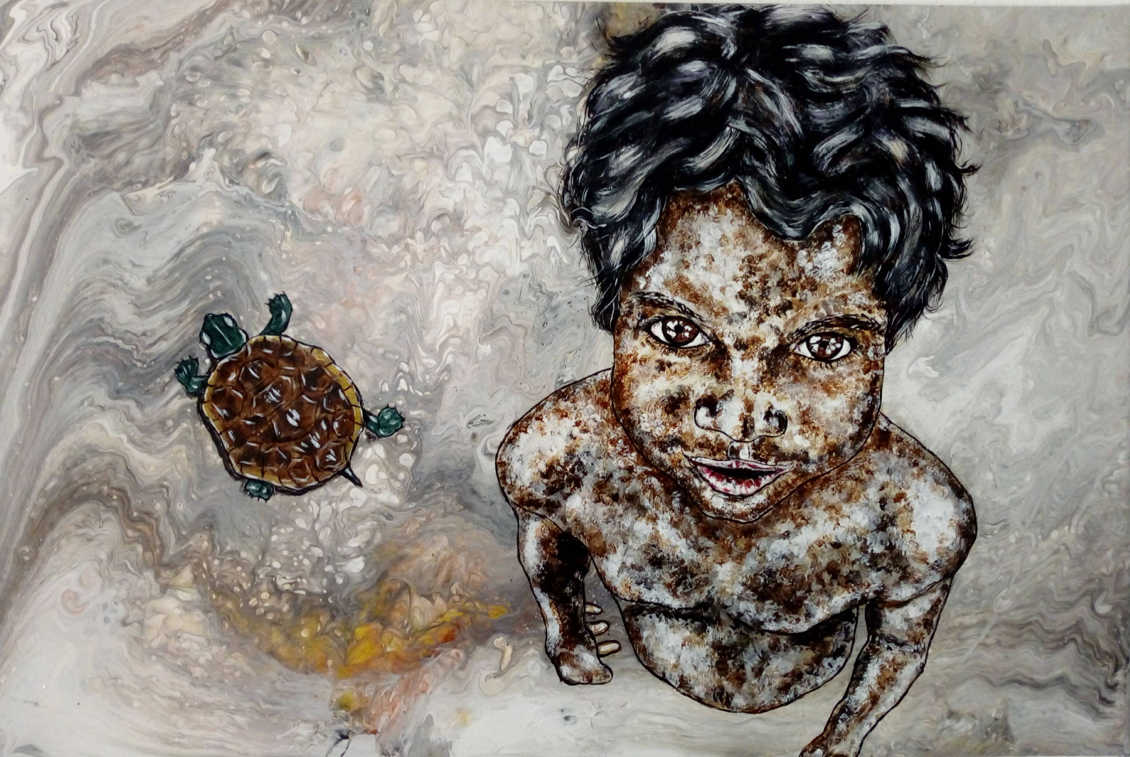 «Boy with a tortoise». 