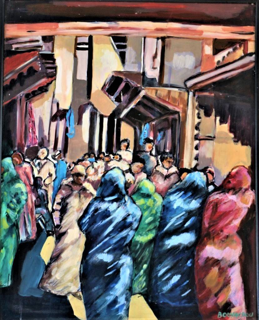 Colorful people. 