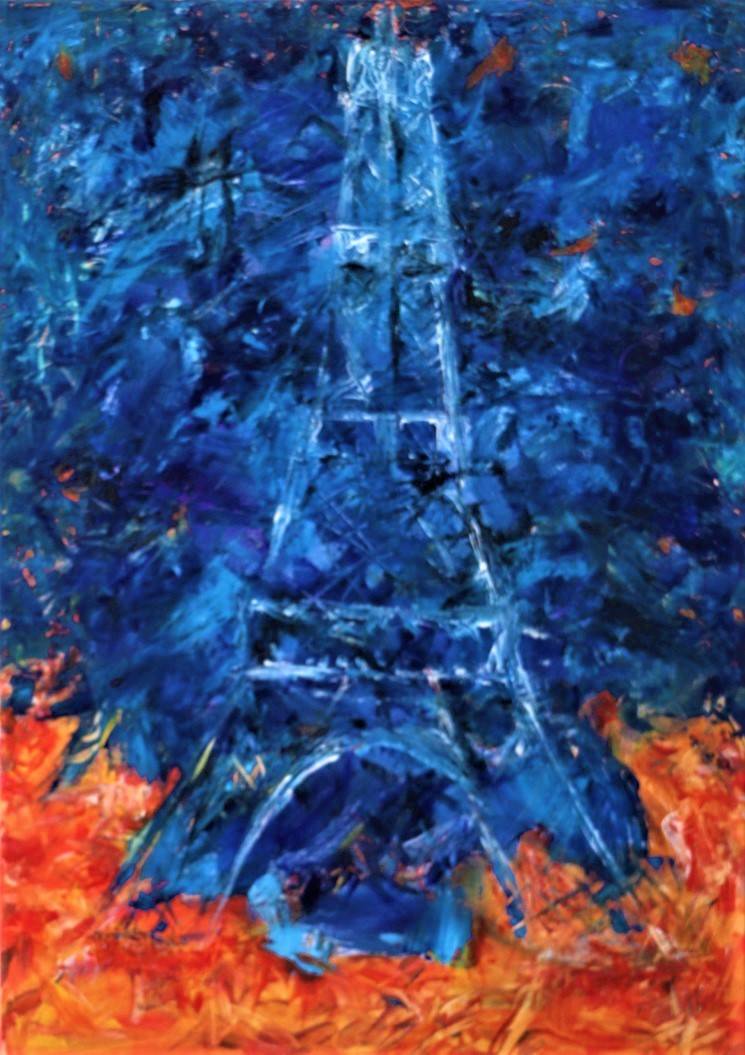 Burning Paris. 