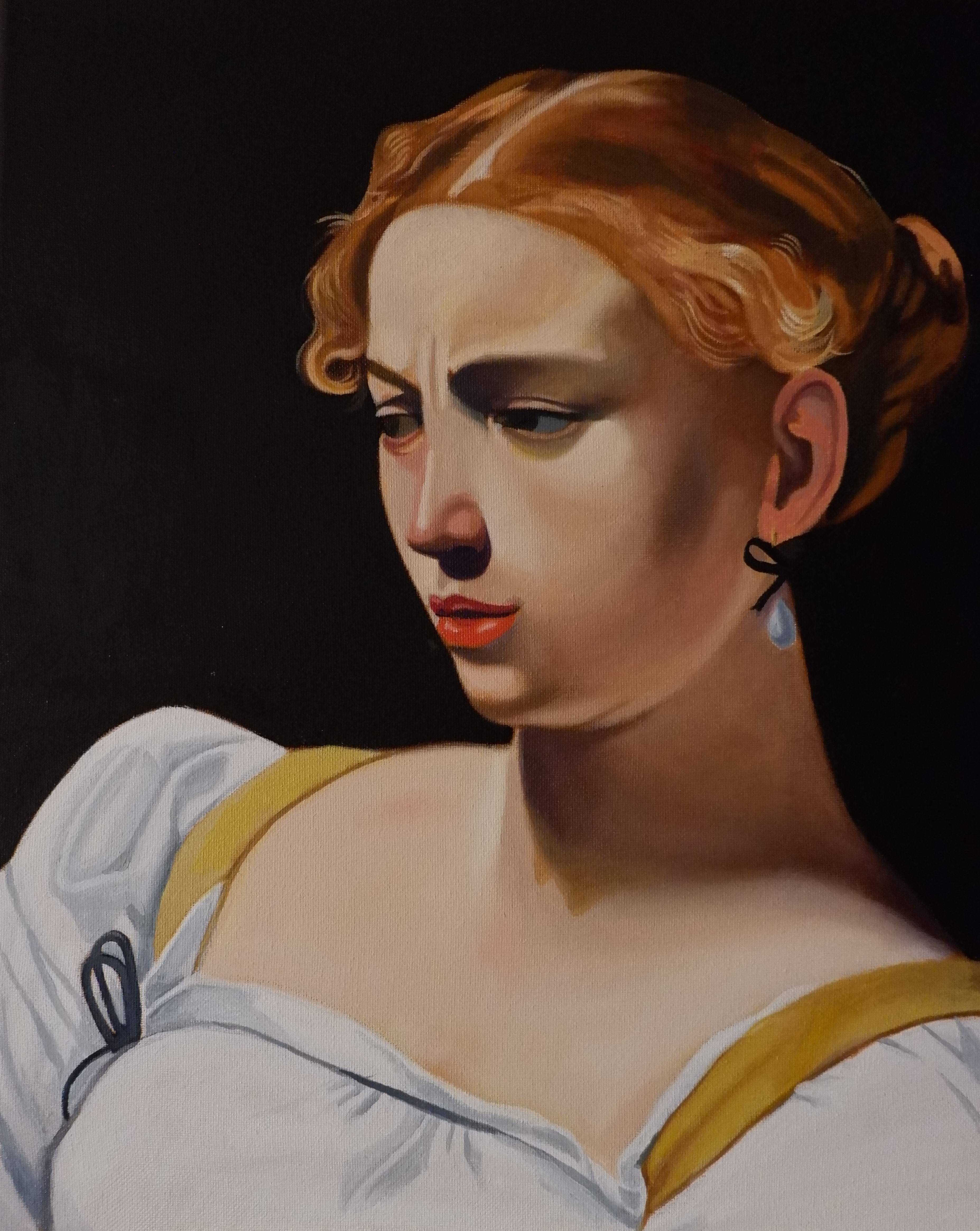 Detail from Judith beheading Holofernes after Caravagio. Steven Murray
