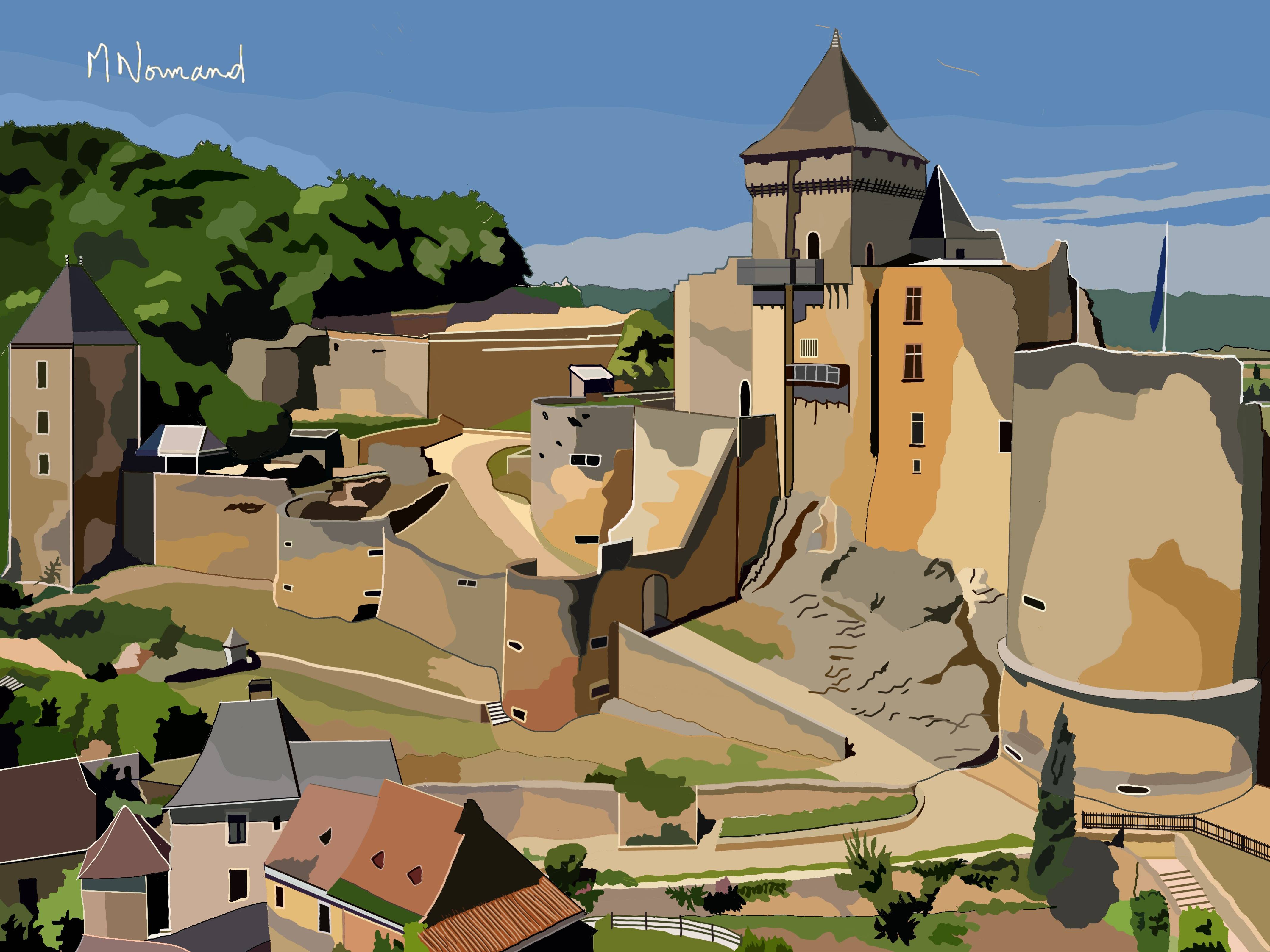 2022-12-31 Château de Castelnaud. Michel Normand Michel Normand