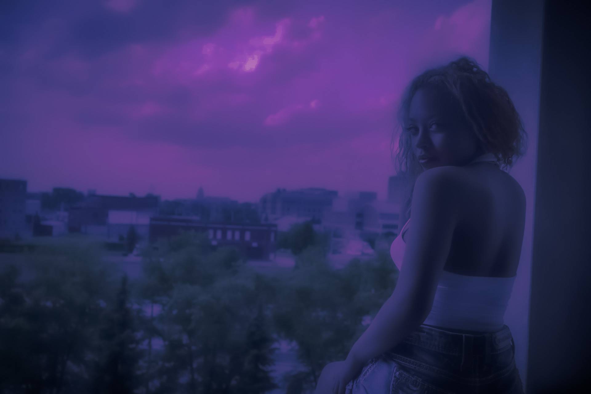 Purple Skys. Irvin Boudreaux