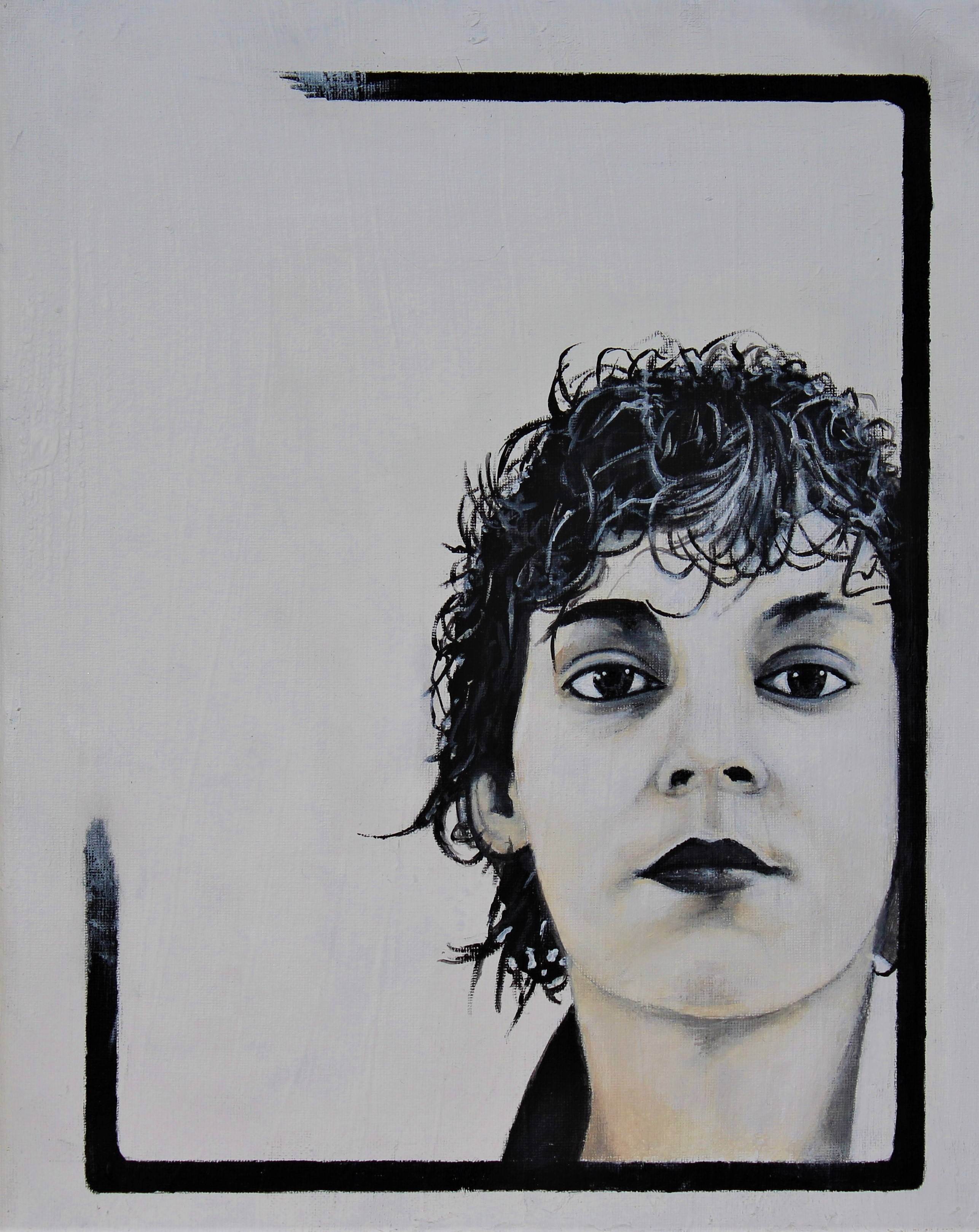 Miroir miroir (acrylique sur toile 30cmX24cm) Sylvianne. 