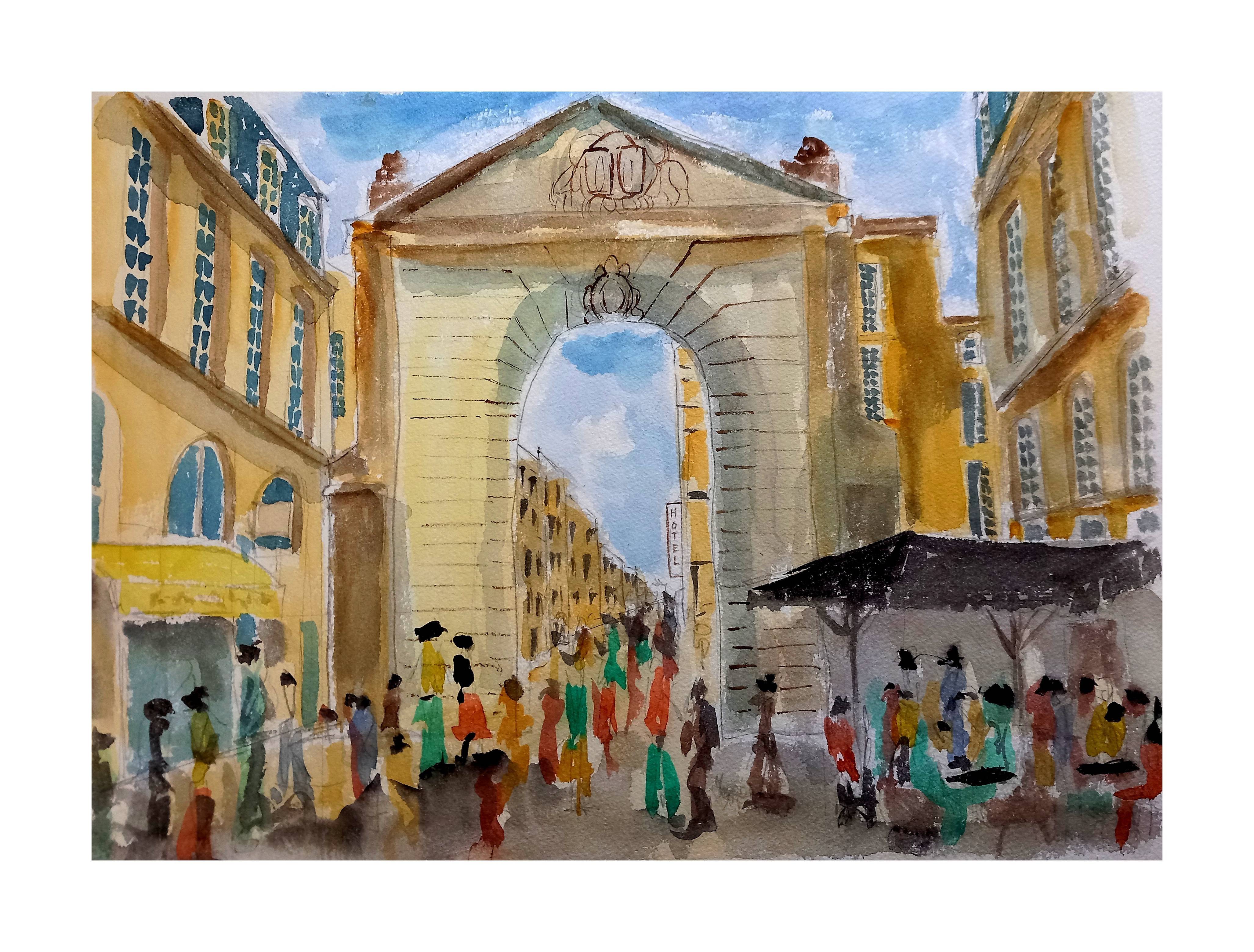Porte Dijeaux à Bordeaux. Dupicard Dupicard