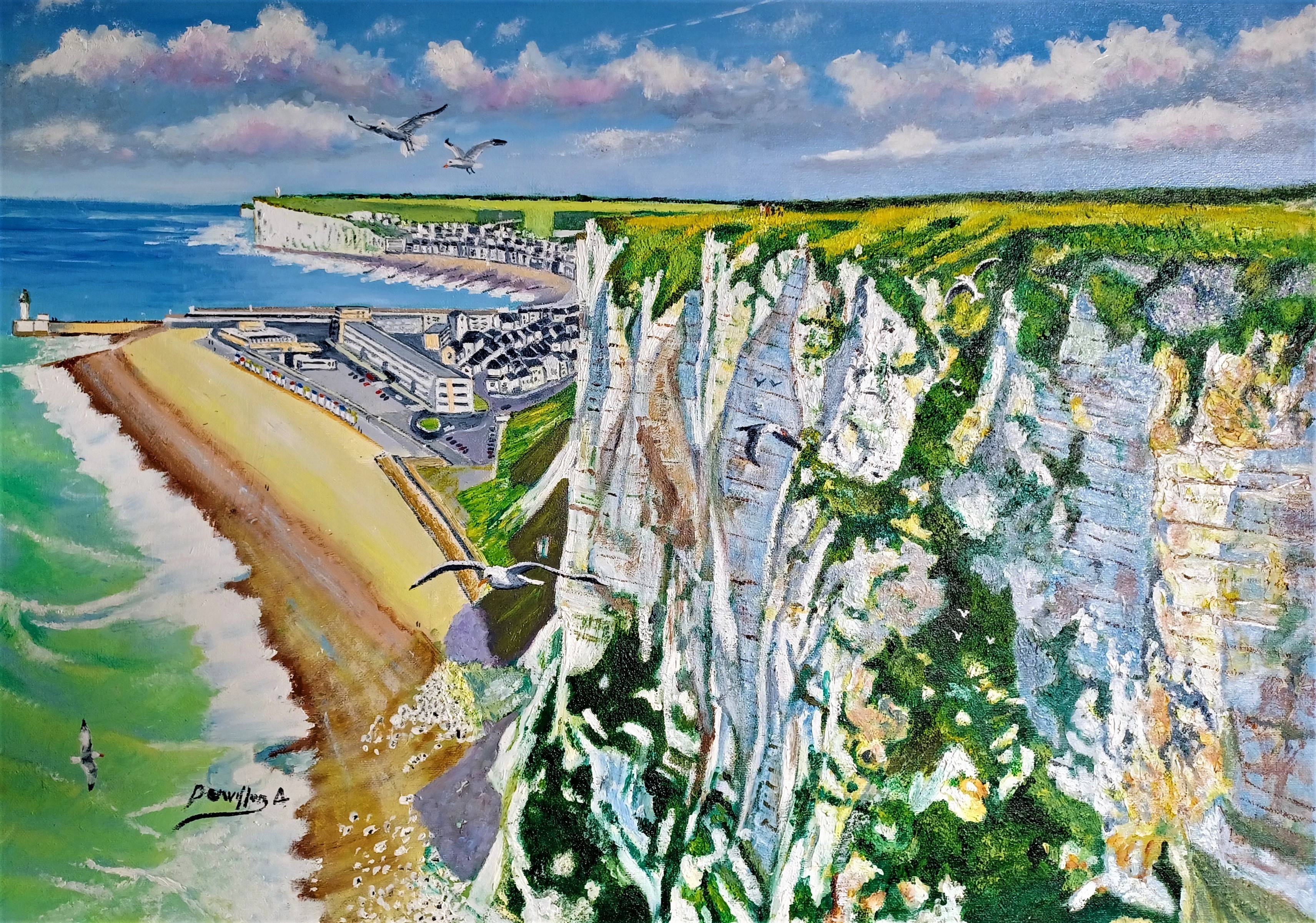 Le treport «les falaises». Alain Dervillez Alain Dervillez