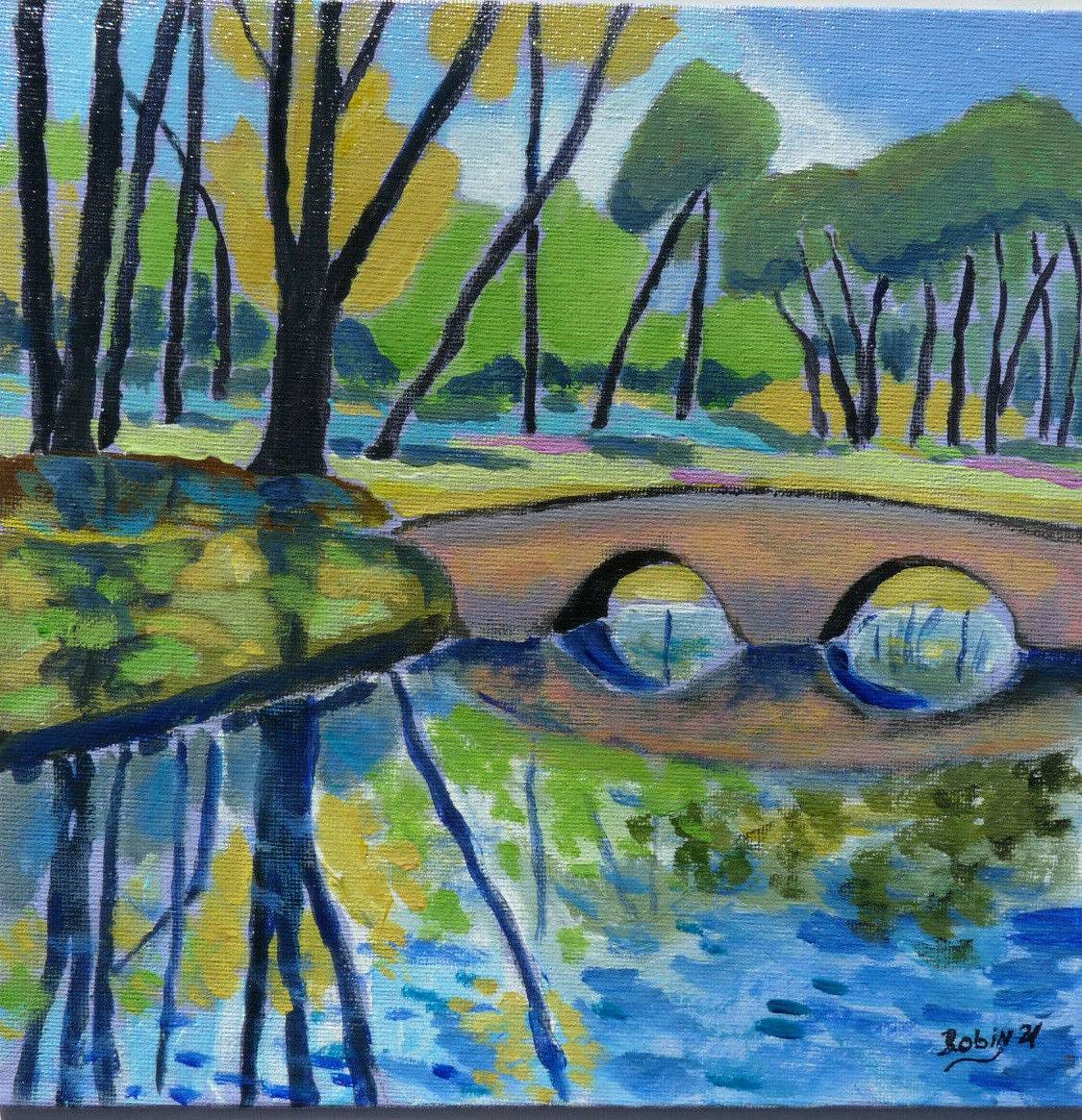Vieux pont en foret de Fontainebleau. Jean-Claude Robin