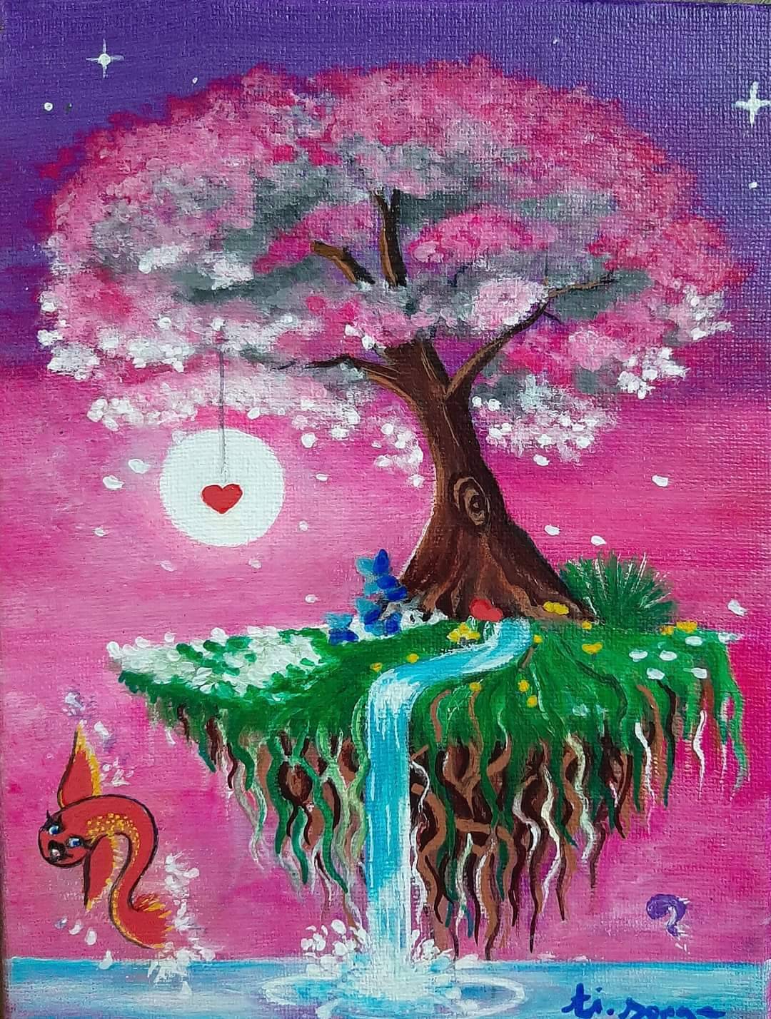 L'arbre rose. 