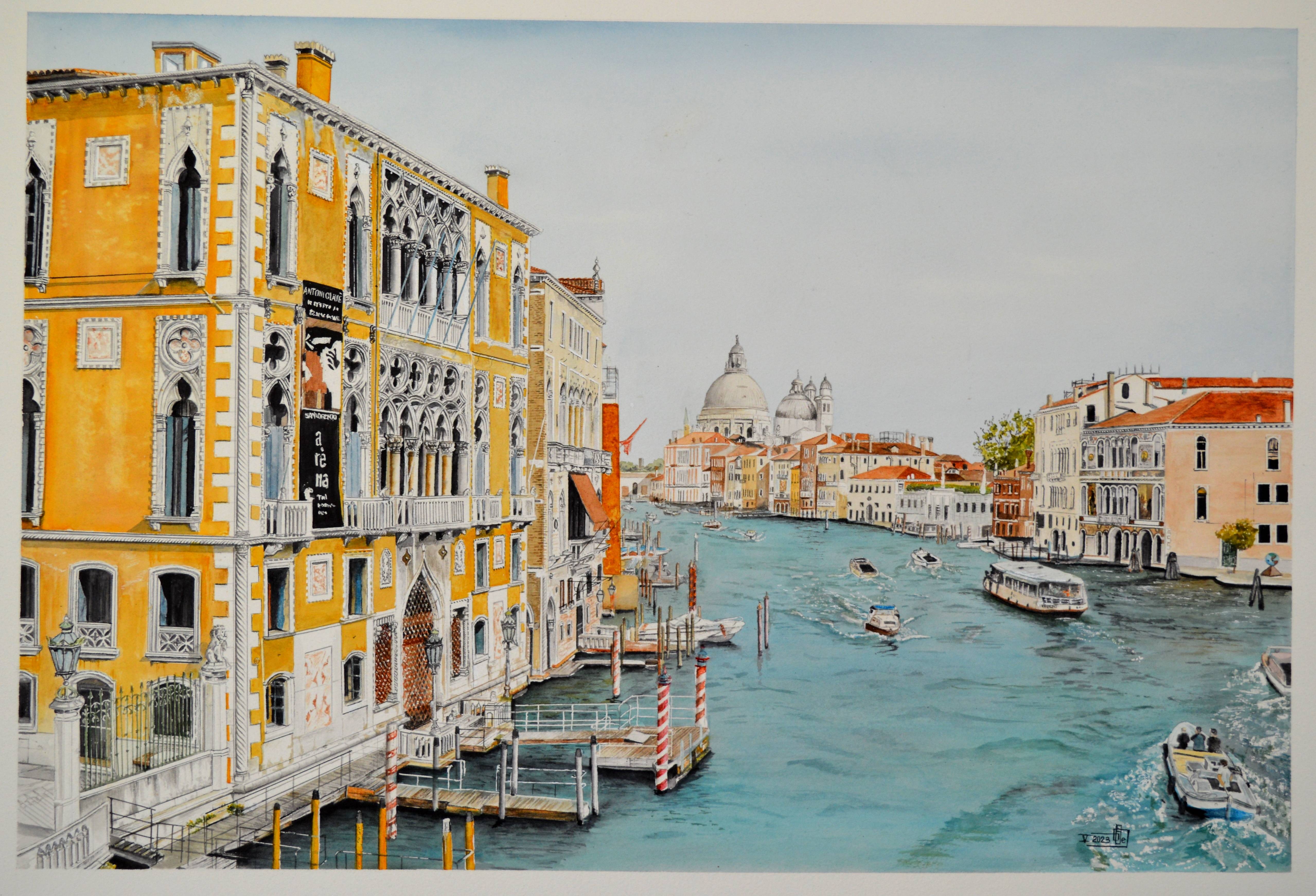 Venise, Le grand Canal. 