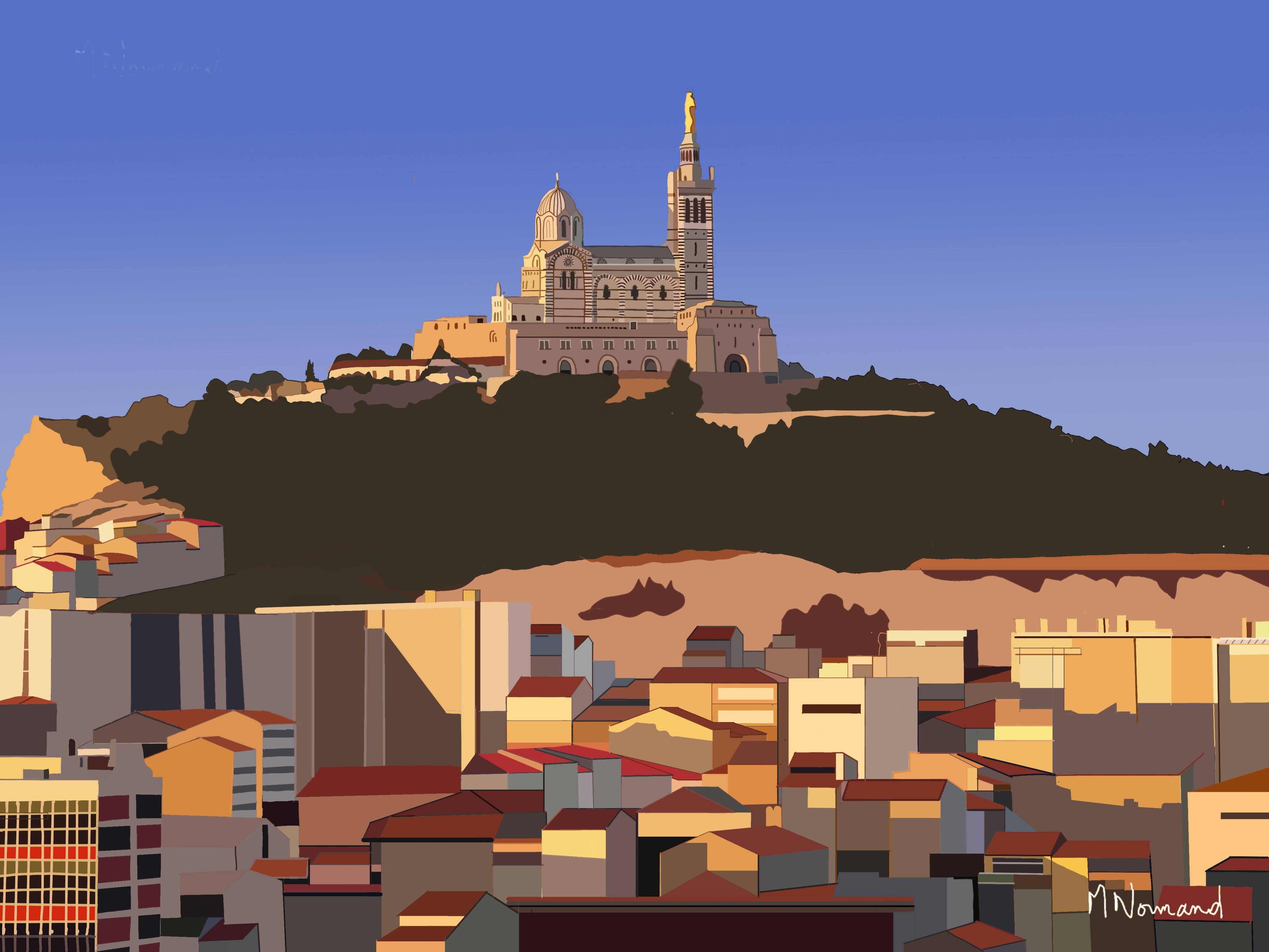 2023-07-31 Marseille Notre-Dame-De-La-Garde (La Bonne Mère). Michel Normand Michel Normand