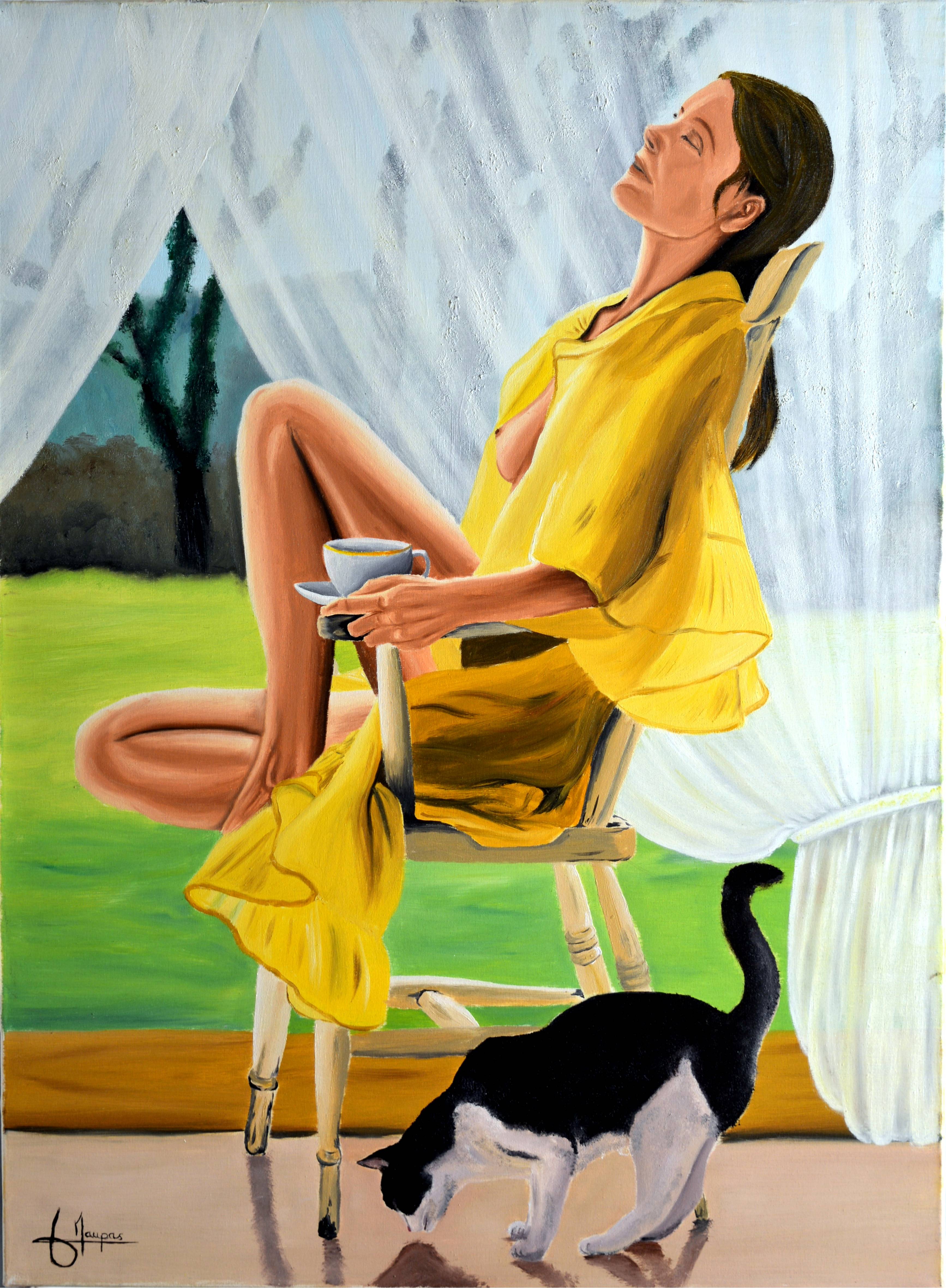 Pause café. Jacques Maupas