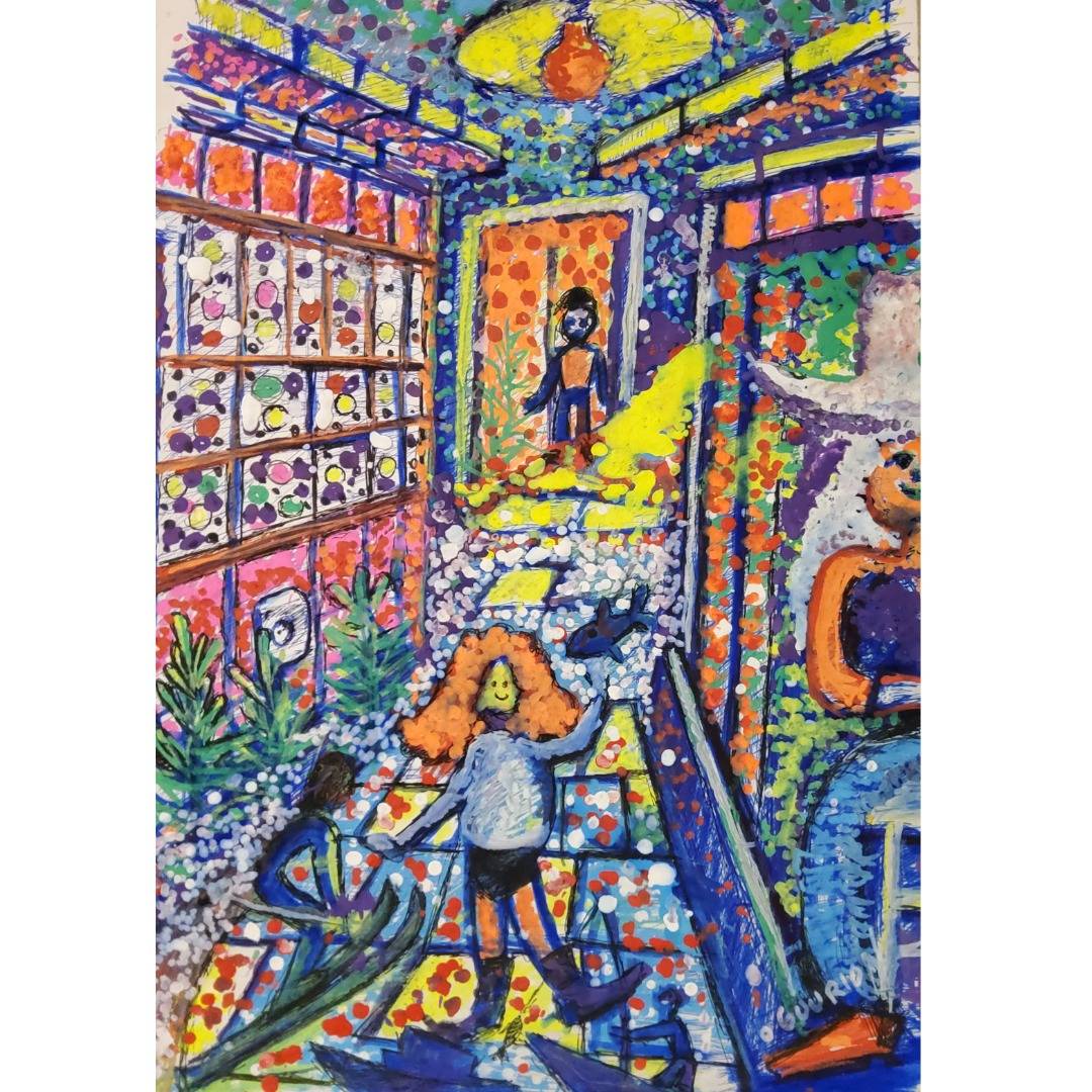 La ville en bleu. Olivier Gourion Olivier Gourion
