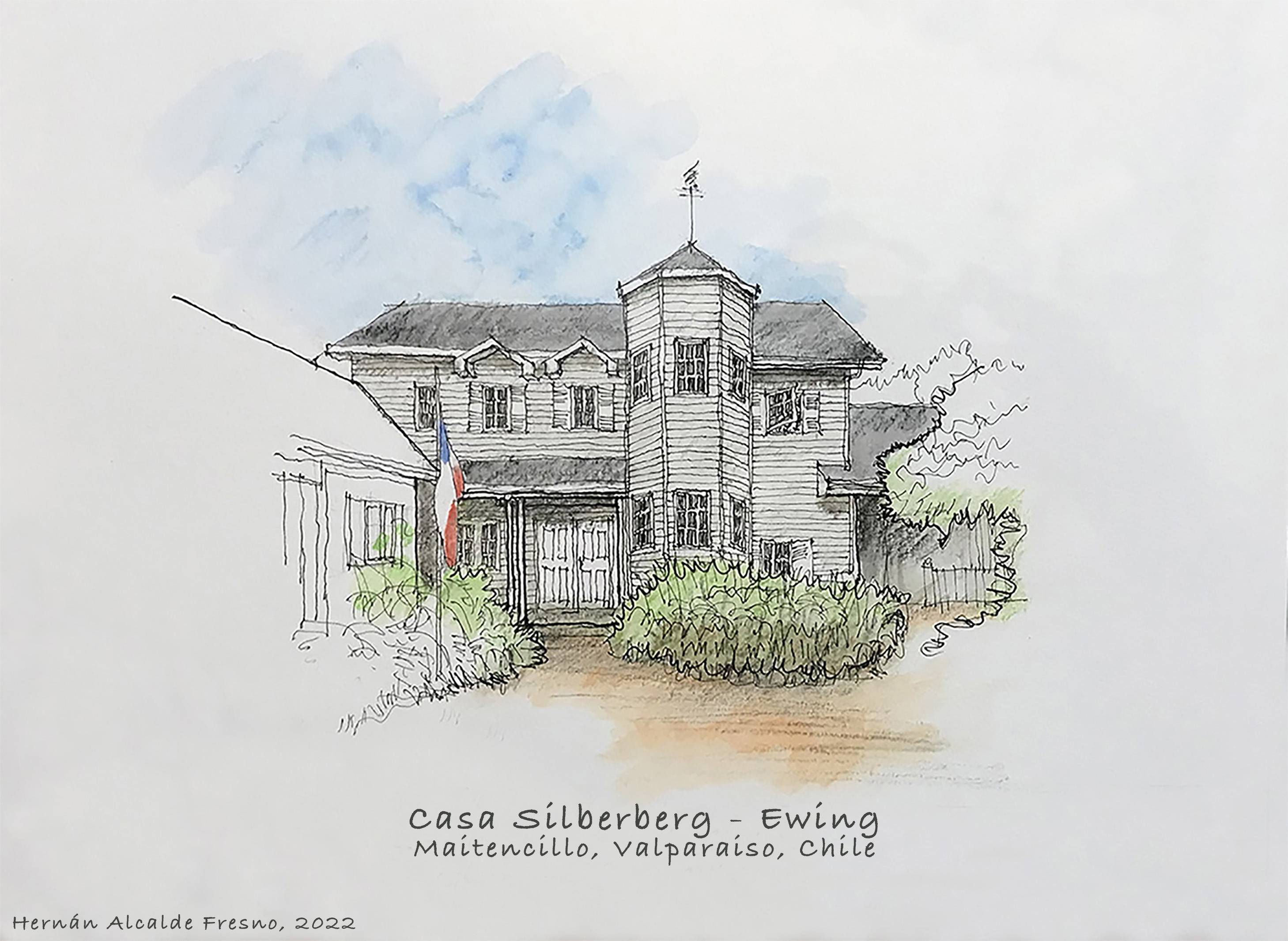 Casa Silberberg - Ewing. Hernán Alcalde