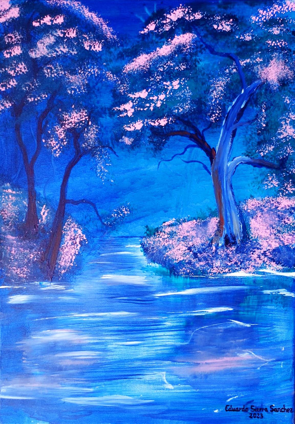 Bosque azul. Eduardo Sierra Sanchez Eduardo