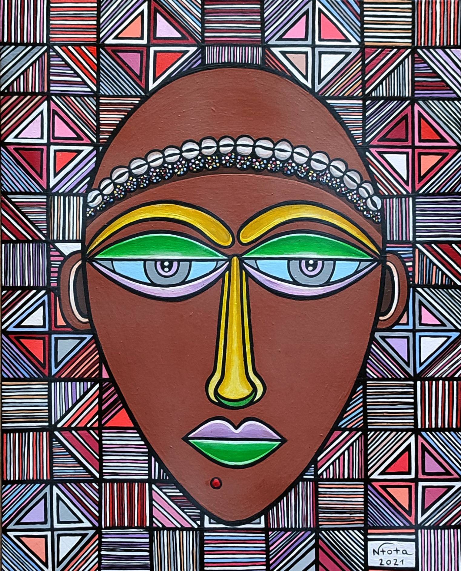 La Dame à la tête rasée. Ntota