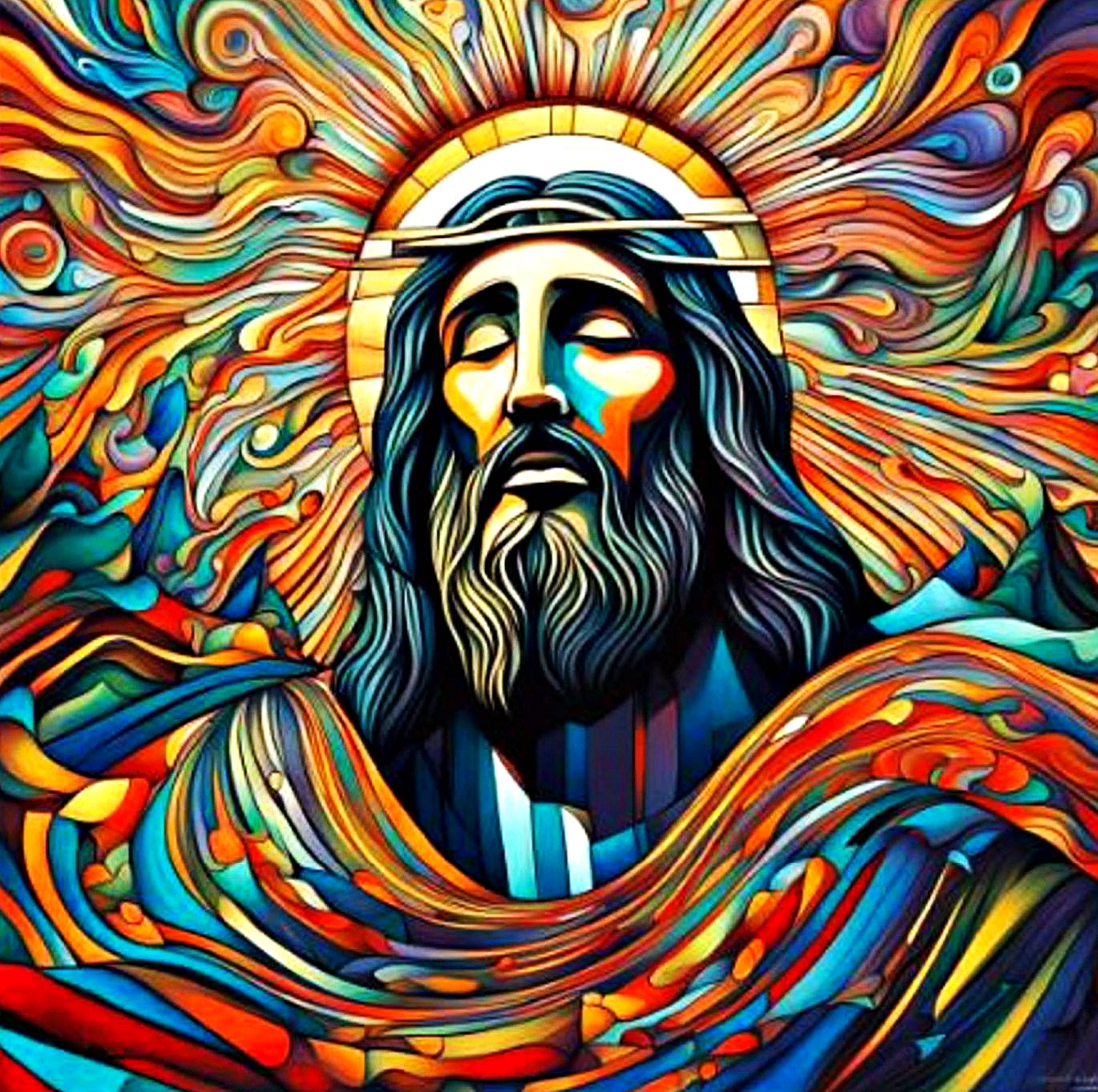 Jesus Meditates. 
