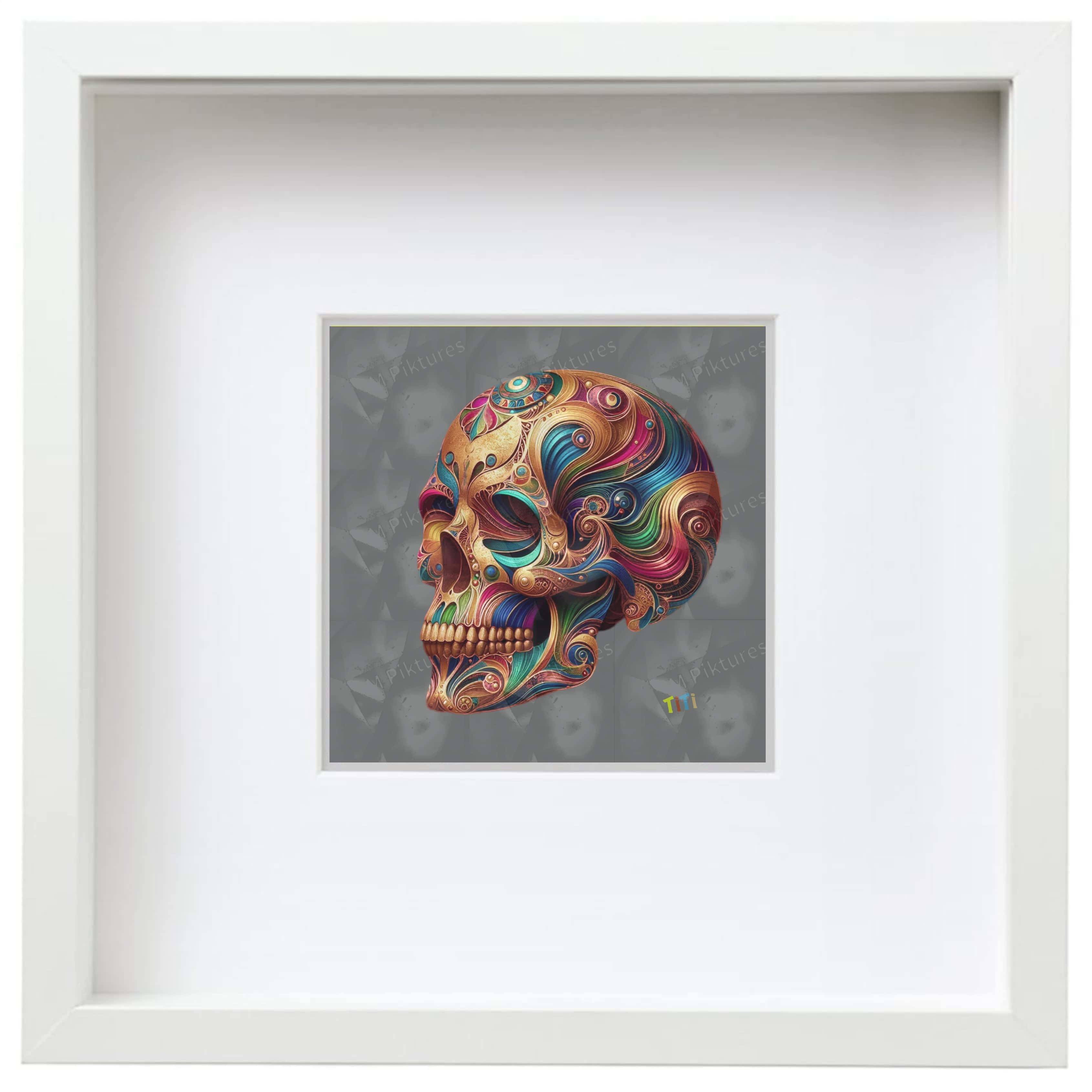 Skull #3 by iA de TiTi. Louis Dufay Dit Titi Titi