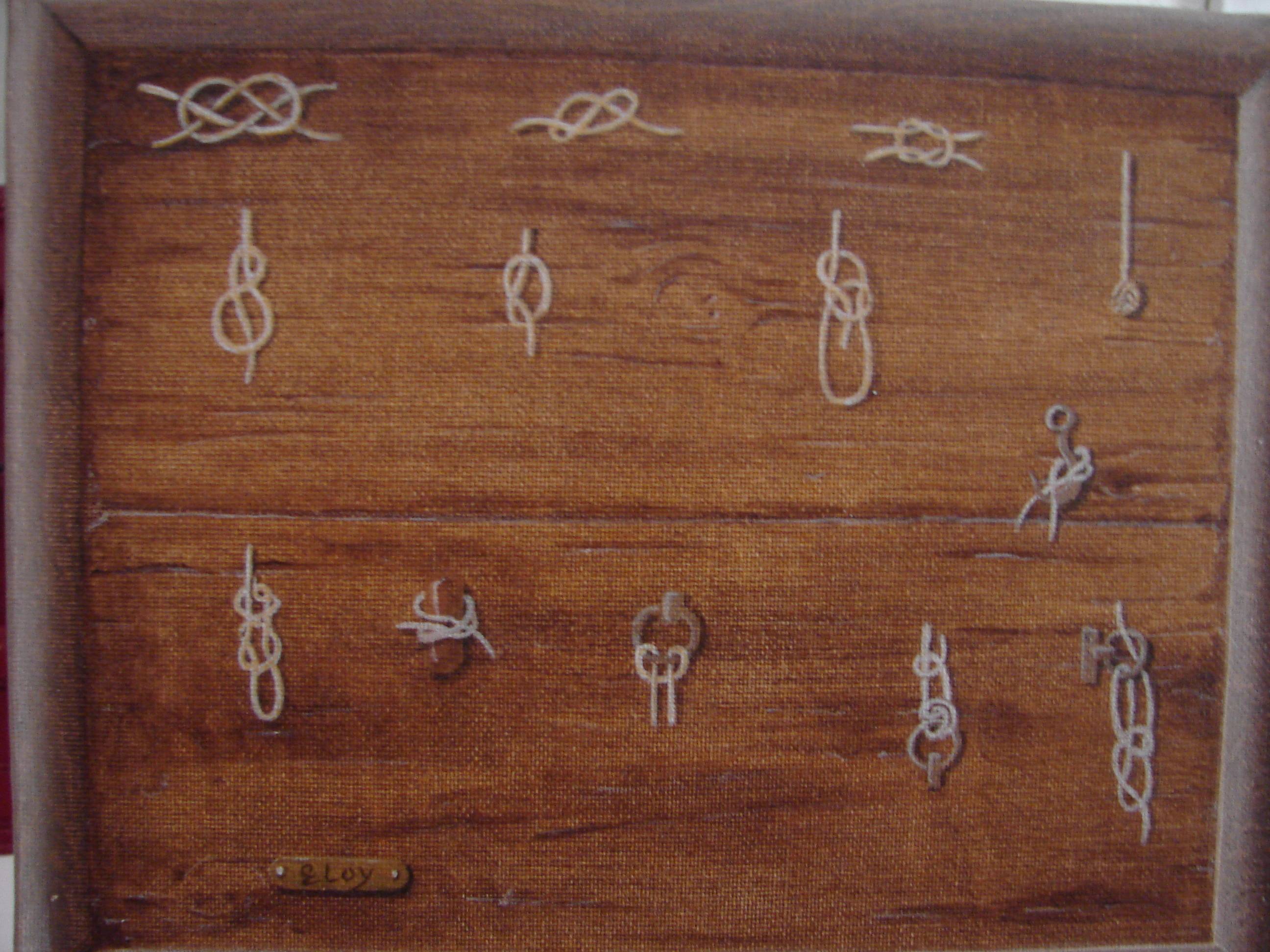 Étude de noeuds marins. Patrick Eloy