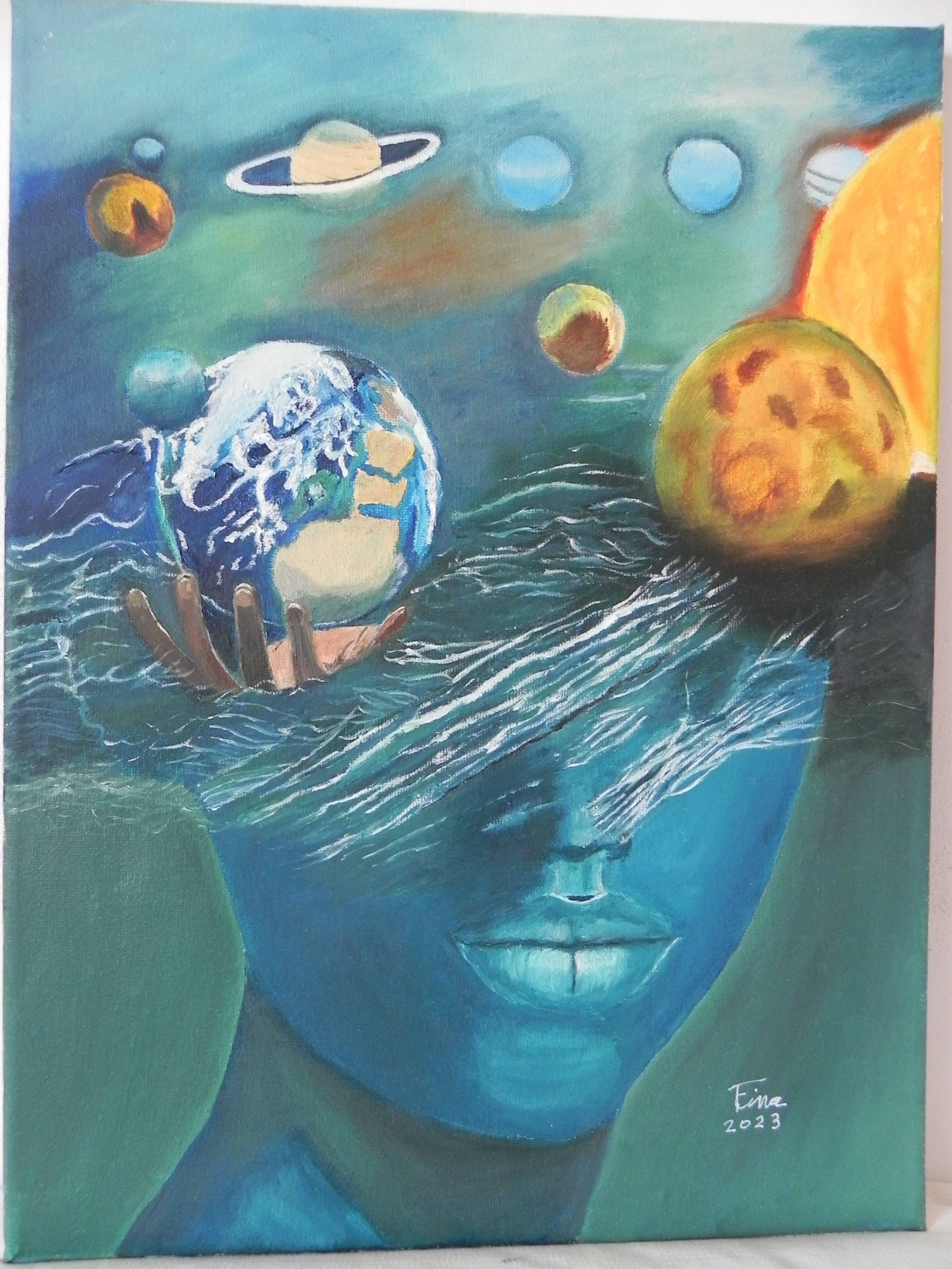 Fusión celestial: El ser y el cosmos. Josefina Ballester Perez