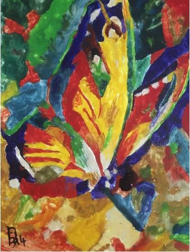 Vol d'un papillon. Audran Myriam