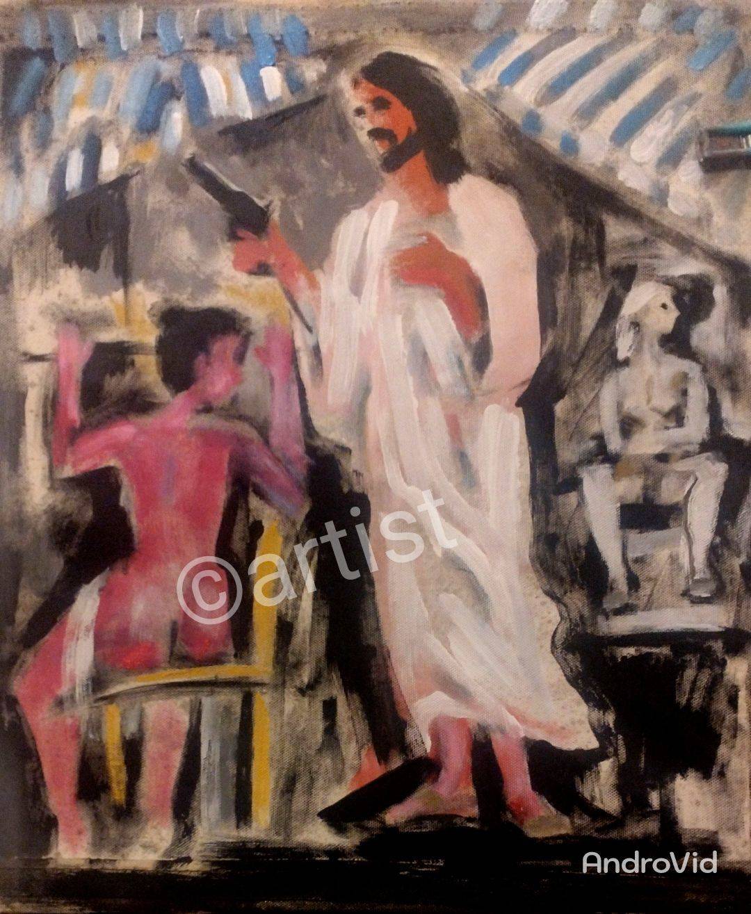 Vakirtzis Greek artist peintre. Athanasios Vakirtzis