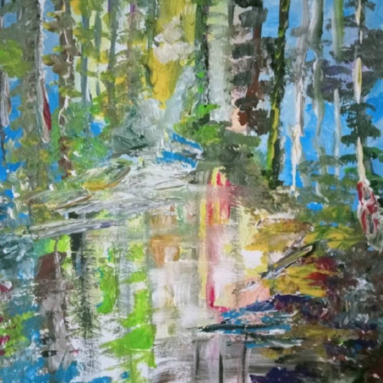 La lumière qui traverse les arbres (2024). Myriam Audran Audran Myriam