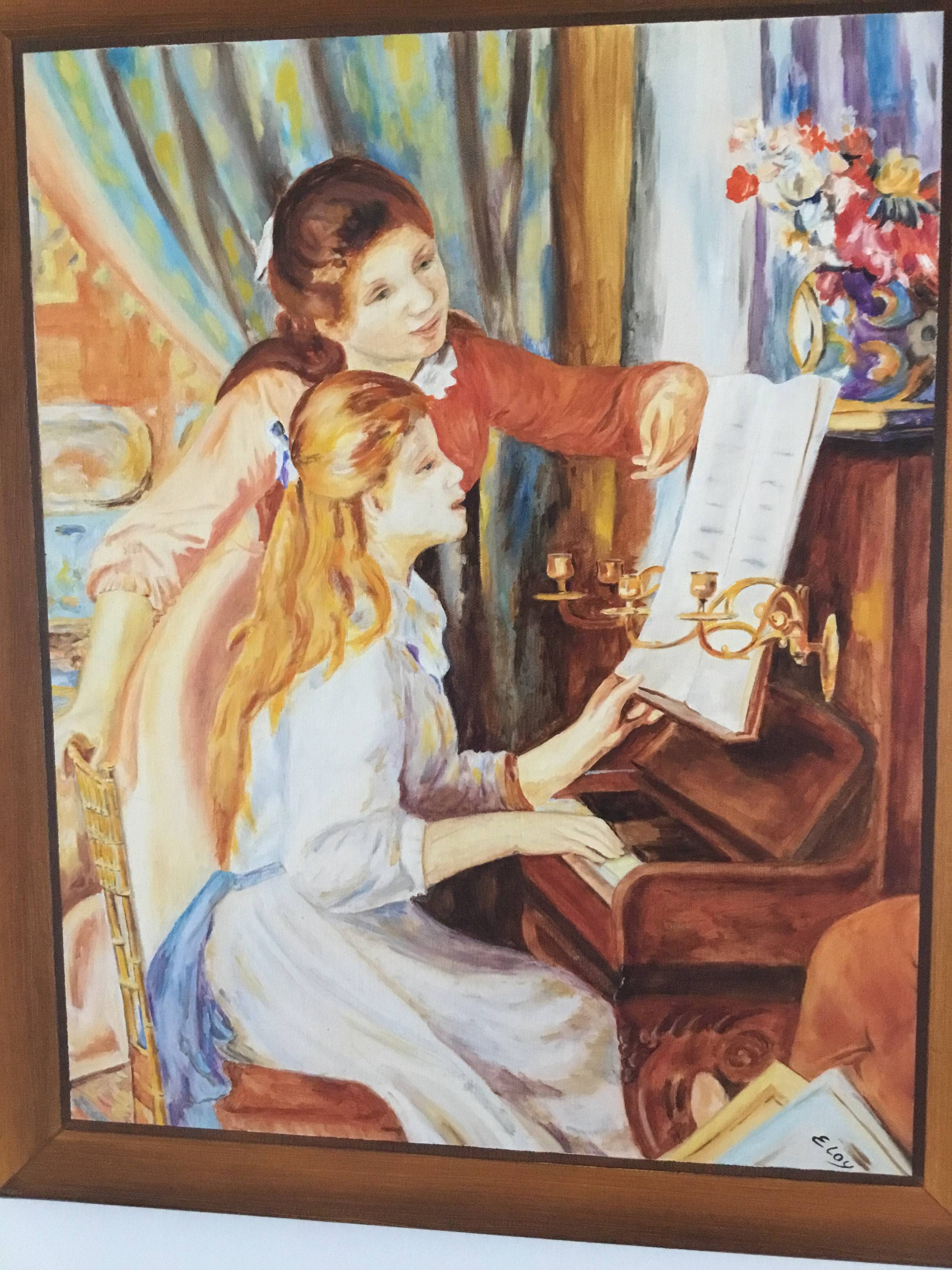 Jeunes filles au piano. 