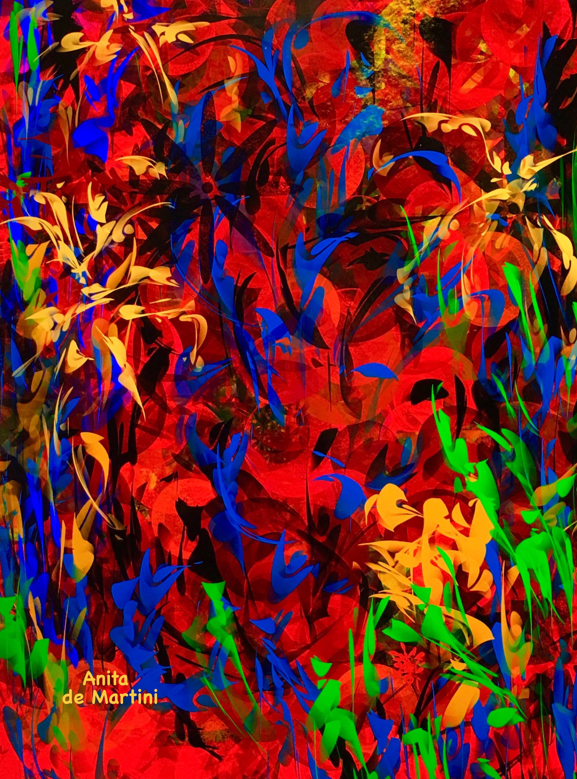 Abstrait coloré. Anita De Martini Anita De Martini